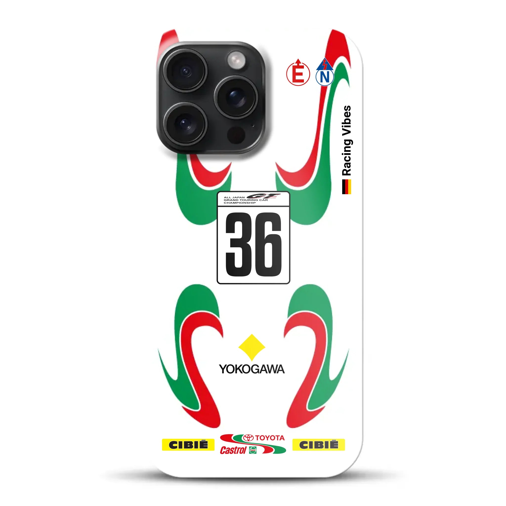 Castrol TOM’S Supra GT500 Livery - Individuelle Hardcase Hülle für iPhone