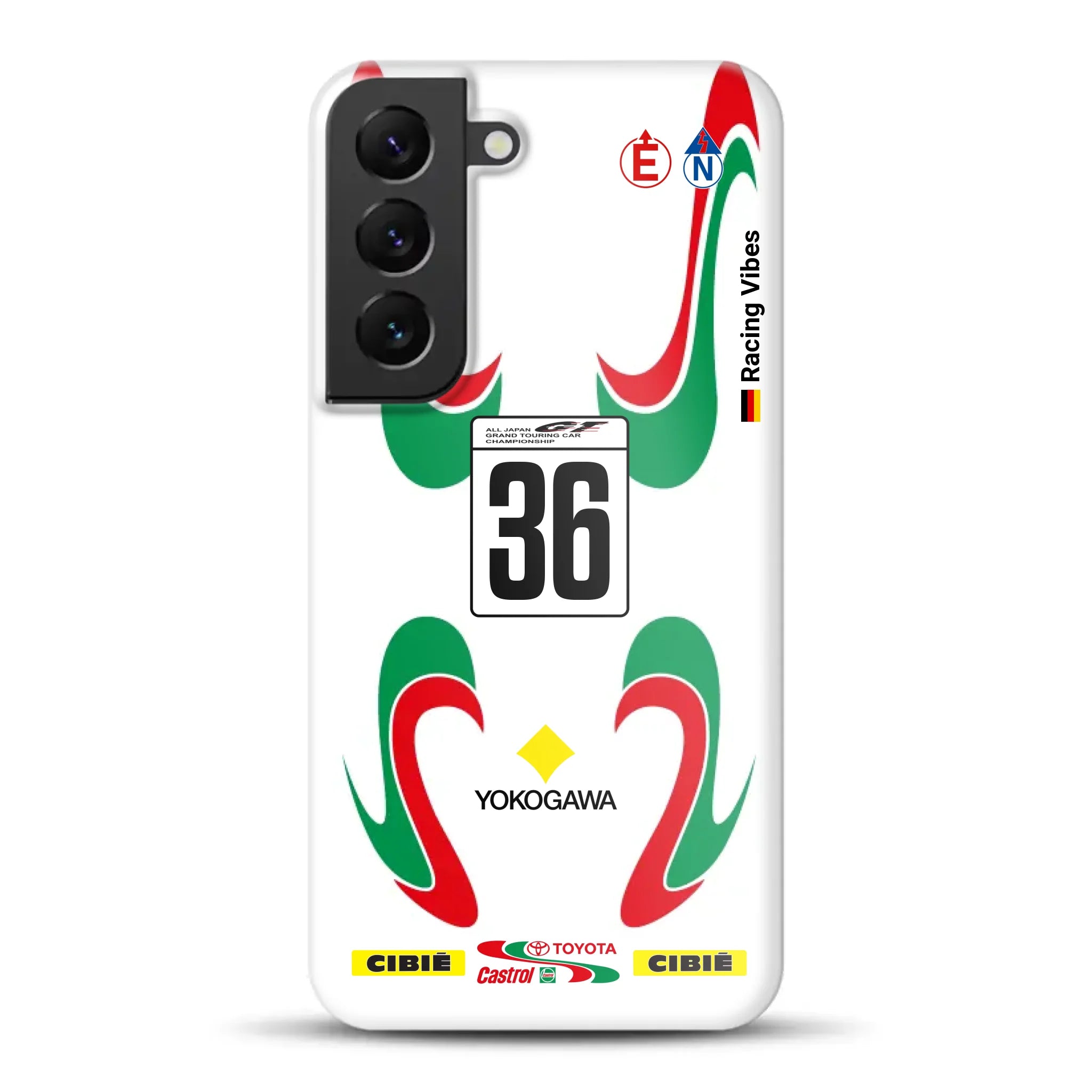 Castrol TOM’S Supra GT500 Livery - Individuelle Hardcase Hülle für Samsung