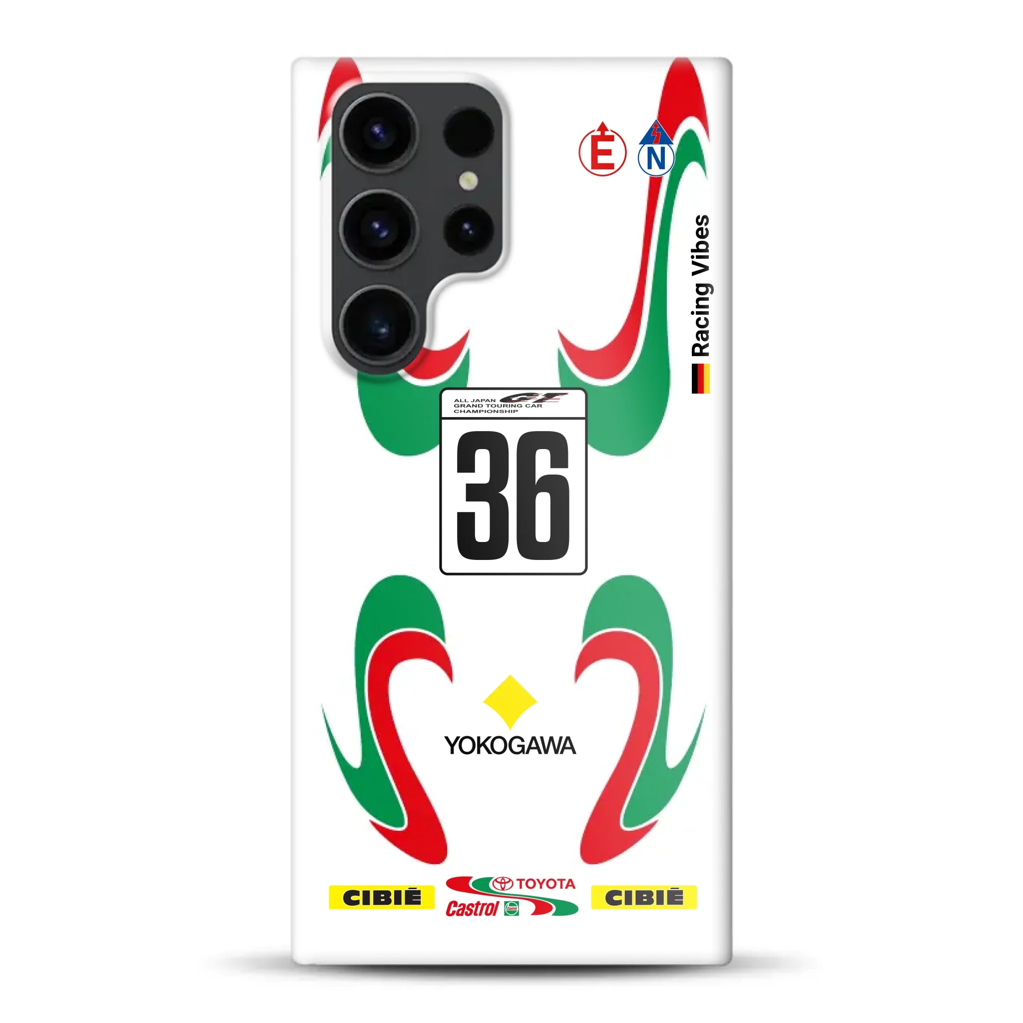 Castrol TOM’S Supra GT500 Livery - Individuelle Hardcase Hülle für Samsung