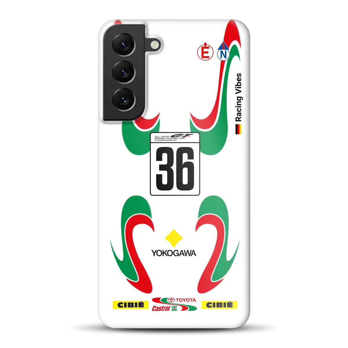 Castrol TOM’S Supra GT500 Livery - Individuelle Hardcase Hülle für Samsung