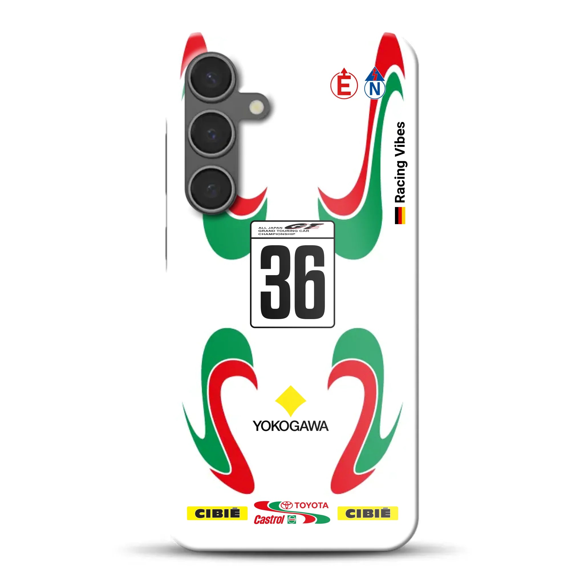 Castrol TOM’S Supra GT500 Livery - Individuelle Hardcase Hülle für Samsung