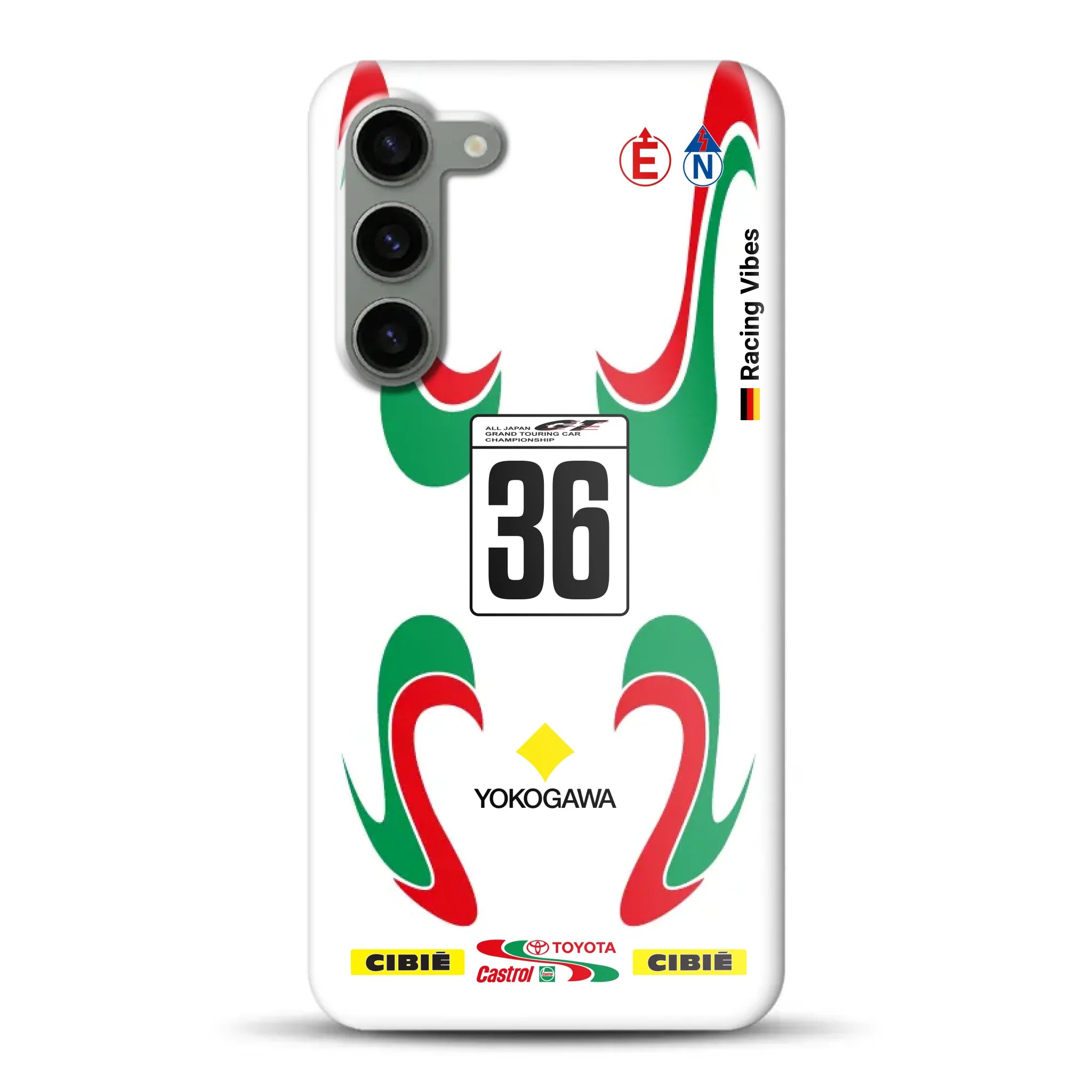 Castrol TOM’S Supra GT500 Livery - Individuelle Hardcase Hülle für Samsung