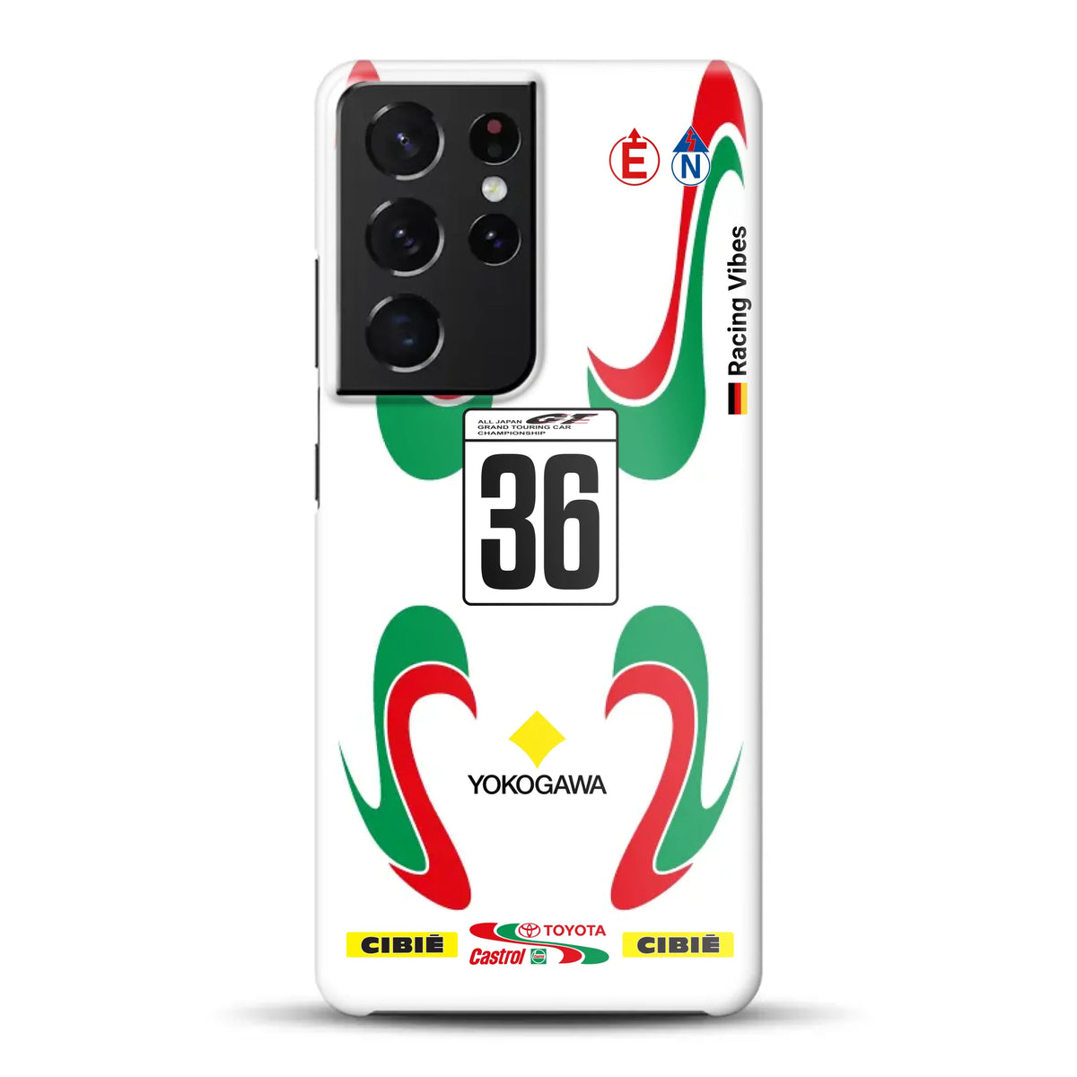Castrol TOM’S Supra GT500 Livery - Individuelle Hardcase Hülle für Samsung