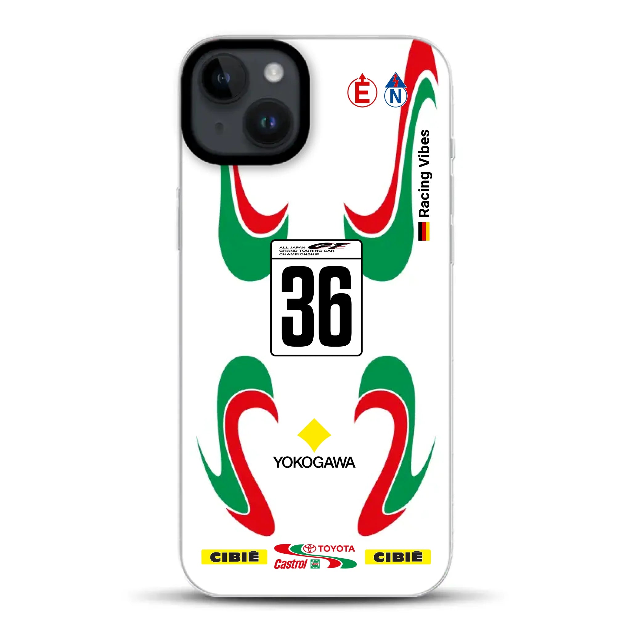 Castrol TOM’S Supra GT500 Livery - Individuelle Hybrid Hülle mit MagSafe