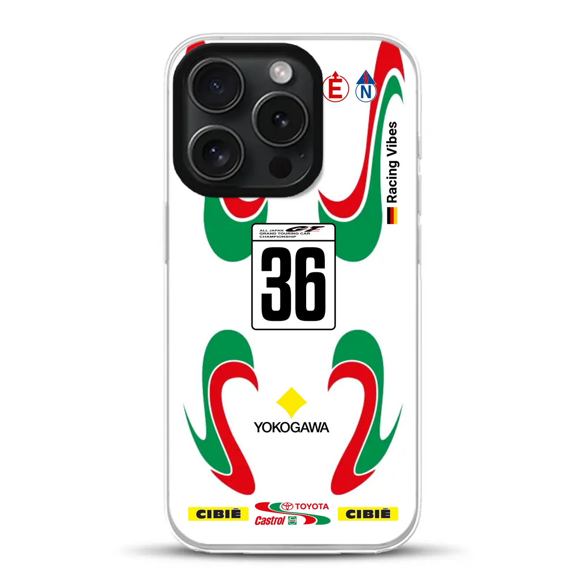 Castrol TOM’S Supra GT500 Livery - Individuelle Hybrid Hülle mit MagSafe