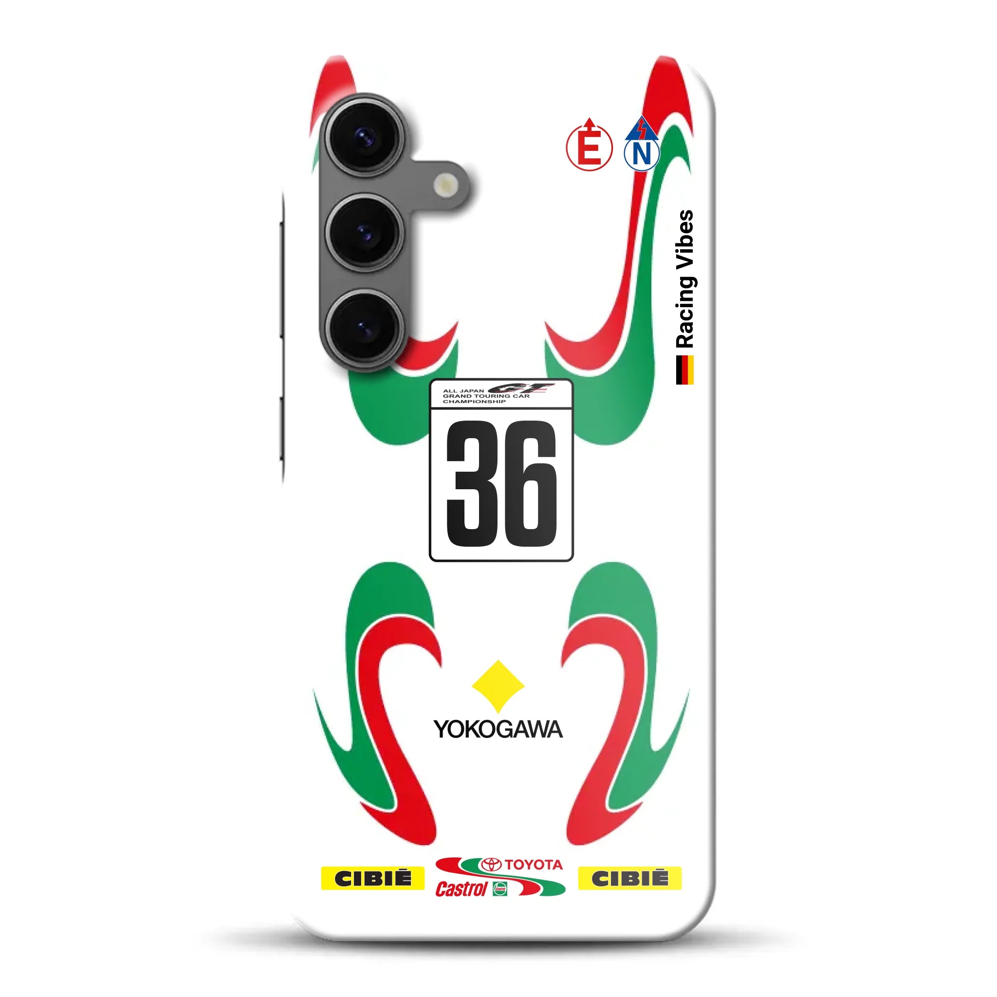 Castrol TOM’S Supra GT500 Livery - Individuelle Hardcase Hülle für Samsung