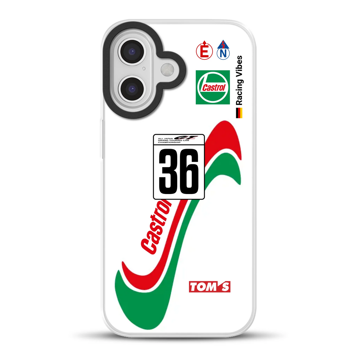 Castrol TOM’S Supra GT500 Livery - Individuelle Hybrid Hülle mit MagSafe