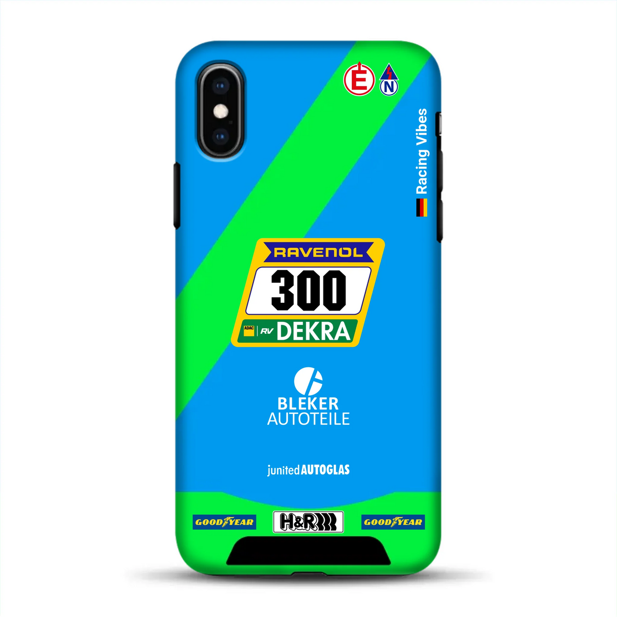 Dacia Logan #300 24h Nürburgring 2026 Livery - Custodia premium personalizzata per iPhone