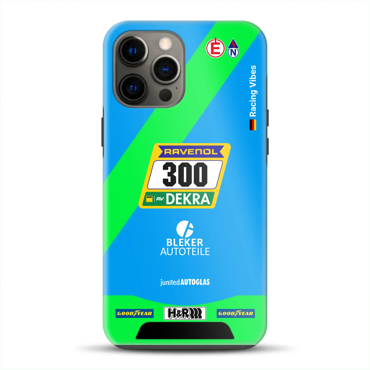 Dacia Logan #300 24h Nürburgring 2026 Livery - Custodia premium personalizzata per iPhone