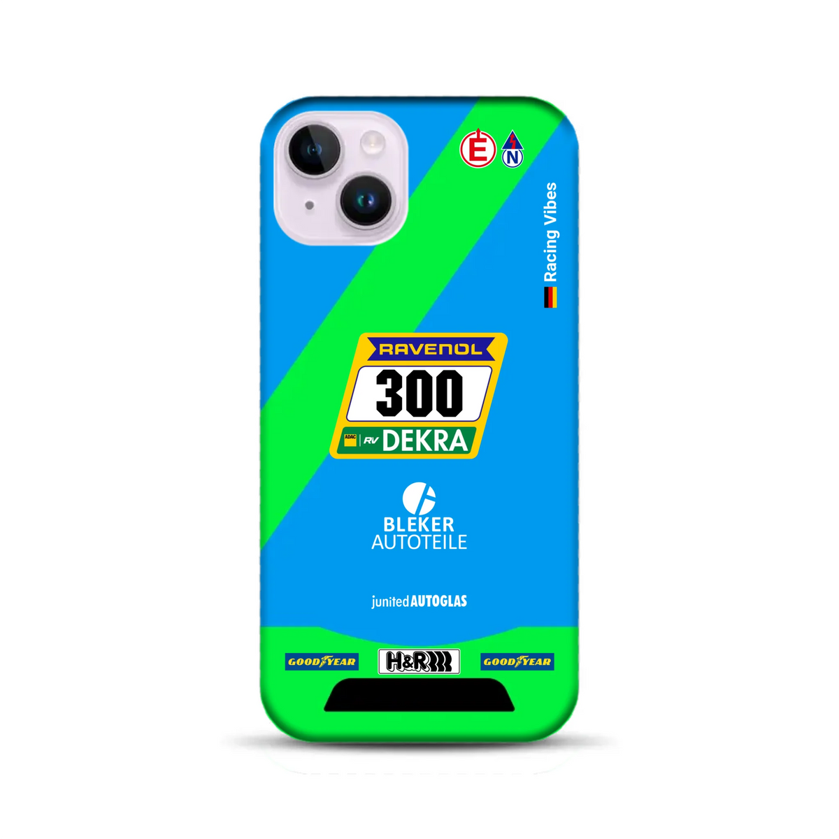 Dacia Logan #300 24h Nürburgring 2026 Livery - Custodia premium personalizzata per iPhone