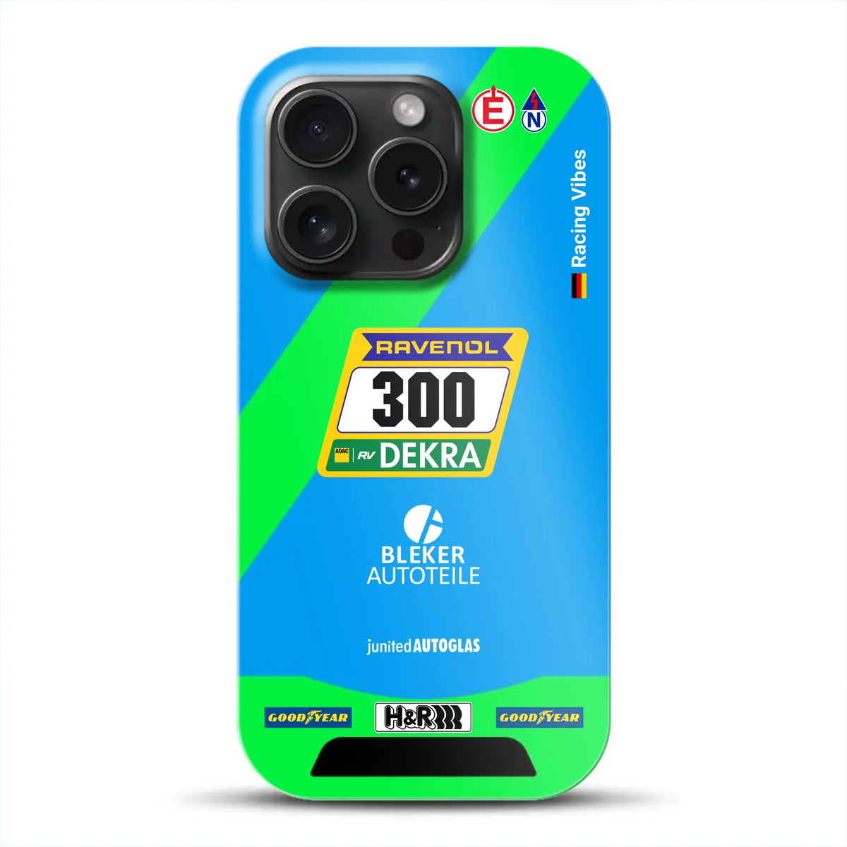 Dacia Logan #300 24h Nürburgring 2026 Livery - Custodia premium personalizzata per iPhone