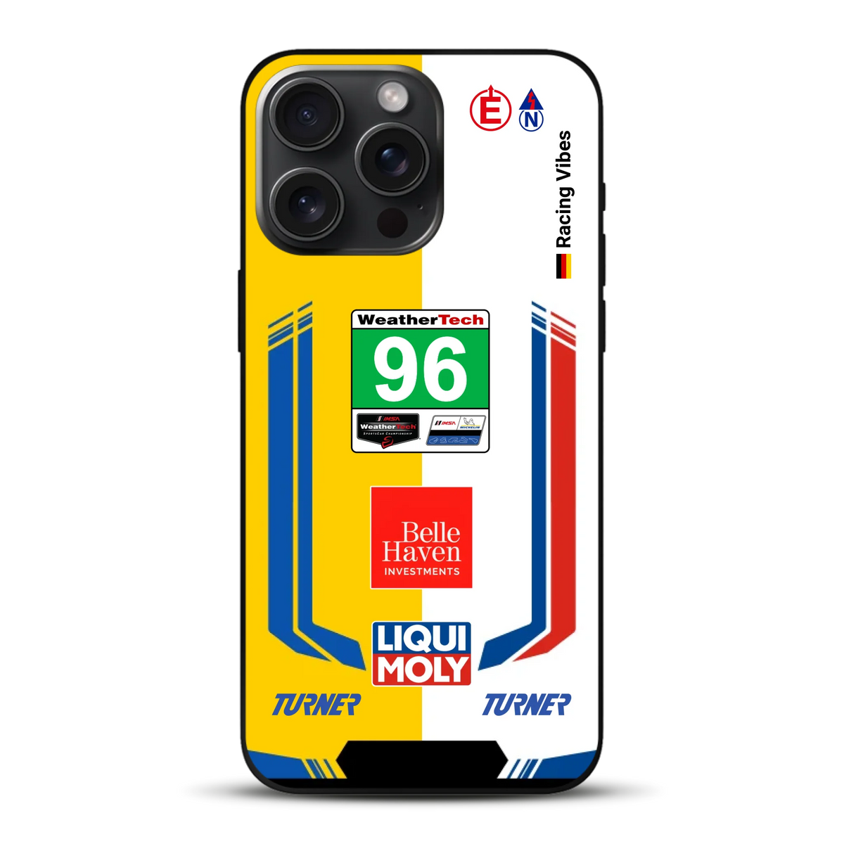 M4 GT3 EVO Turner IMSA 2026 Livery - Custodia per cellulare personalizzata per iPhone