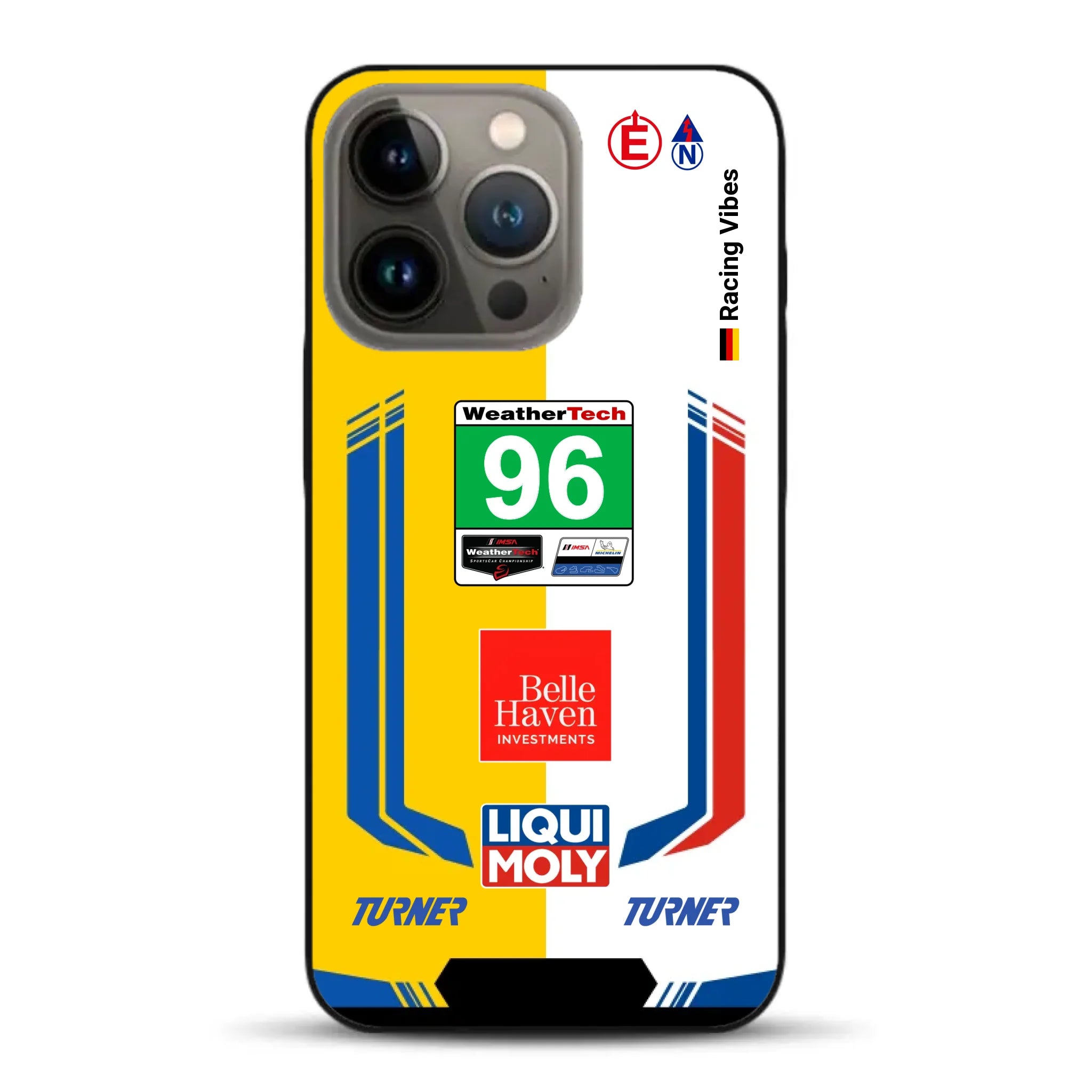 M4 GT3 EVO Turner IMSA 2026 Livery - Custodia per cellulare personalizzata per iPhone