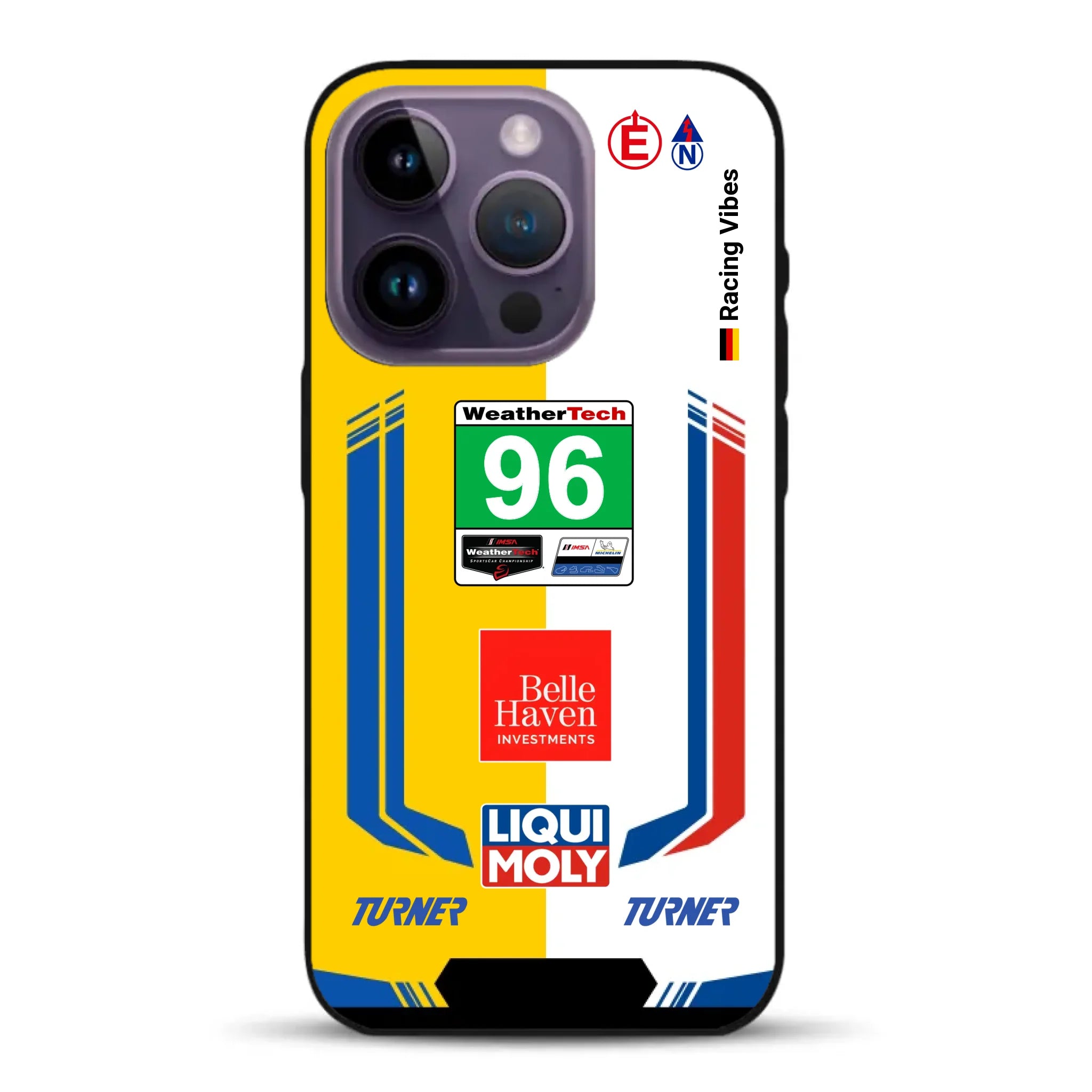 M4 GT3 EVO Turner IMSA 2026 Livery - Custodia per cellulare personalizzata per iPhone