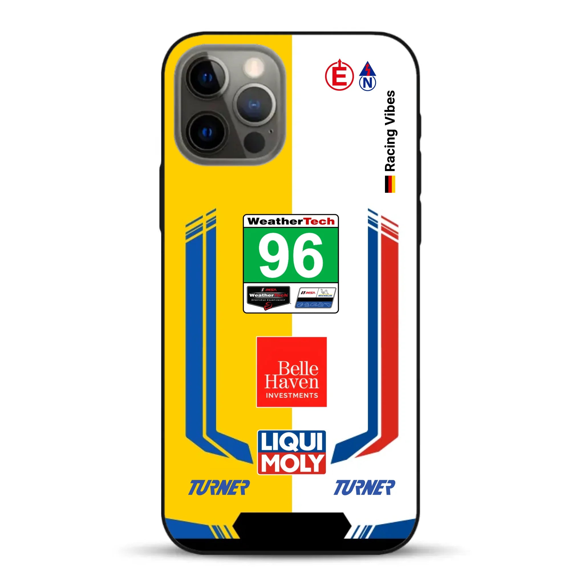 M4 GT3 EVO Turner IMSA 2026 Livery - Custodia per cellulare personalizzata per iPhone