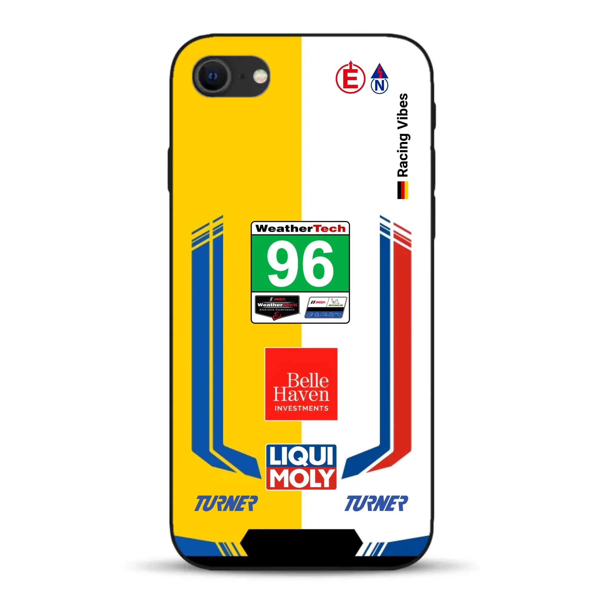M4 GT3 EVO Turner IMSA 2026 Livery - Custodia per cellulare personalizzata per iPhone