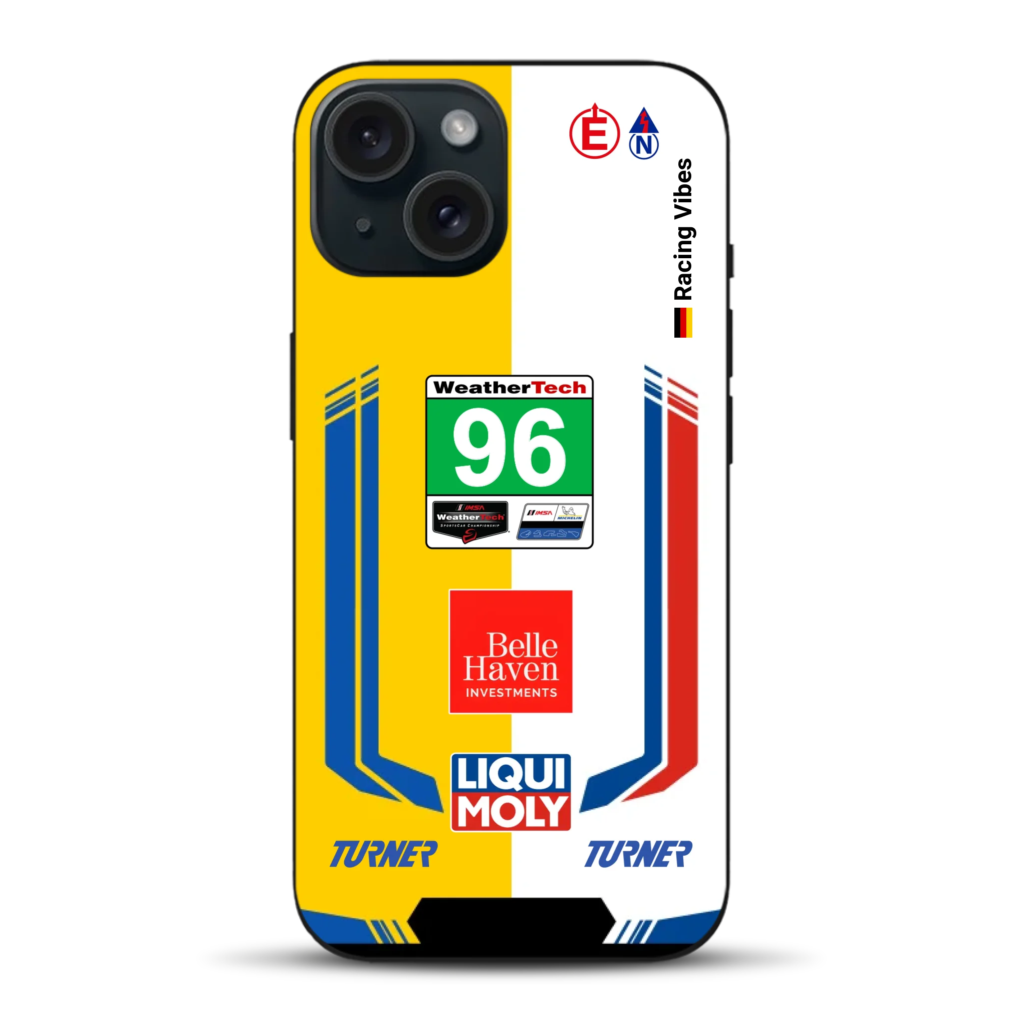 M4 GT3 EVO Turner IMSA 2026 Livery - Custodia per cellulare personalizzata per iPhone