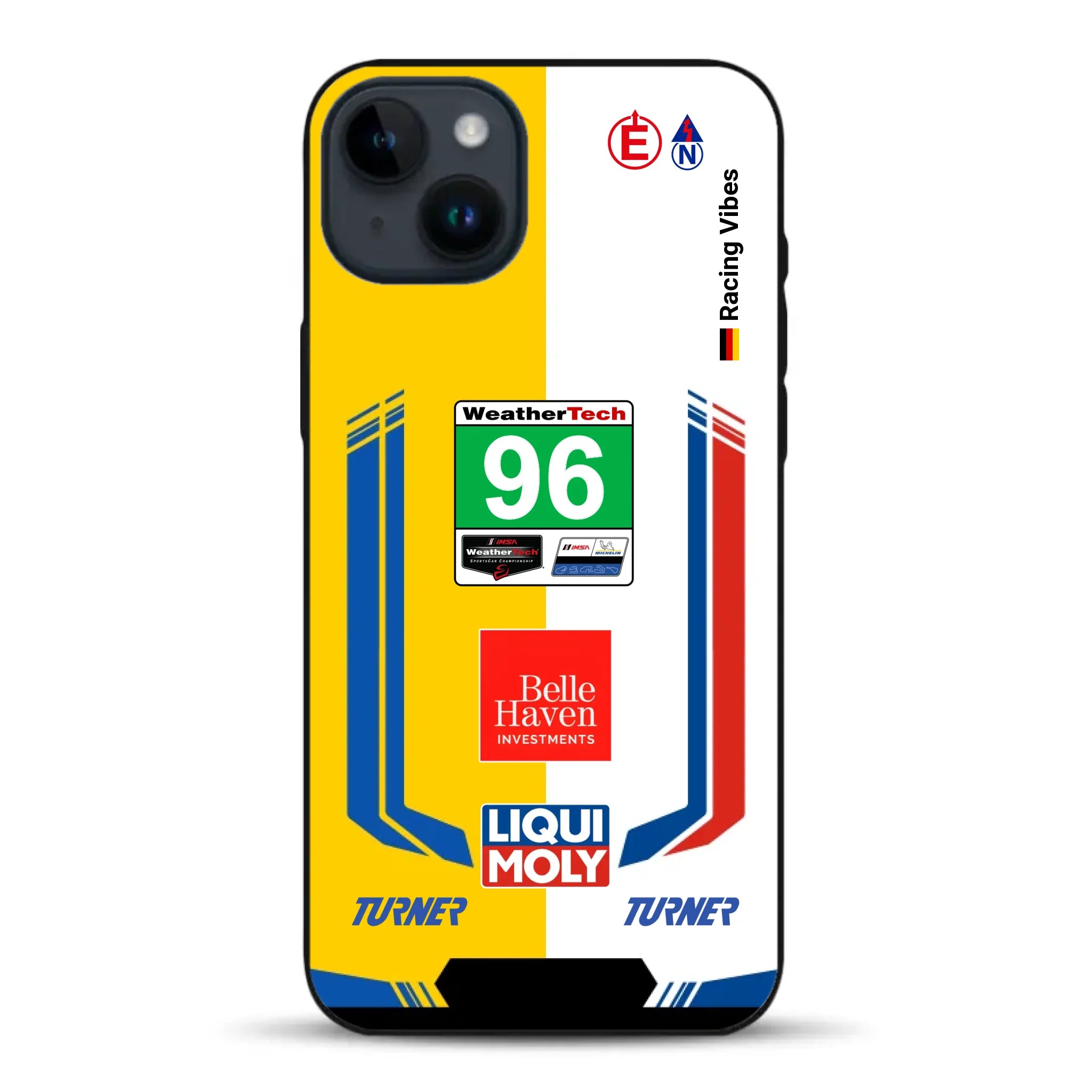 M4 GT3 EVO Turner IMSA 2026 Livery - Custodia per cellulare personalizzata per iPhone