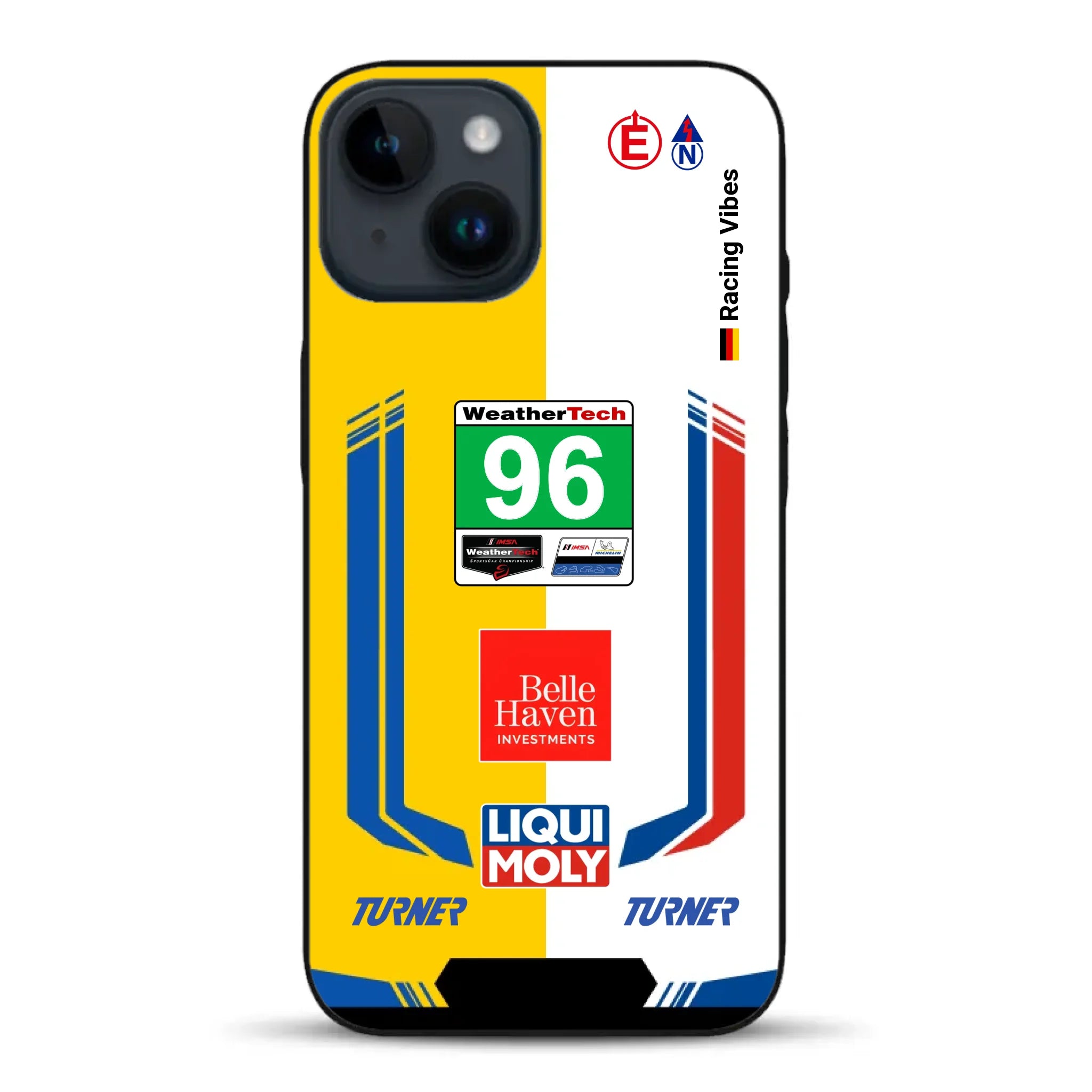 M4 GT3 EVO Turner IMSA 2026 Livery - Custodia per cellulare personalizzata per iPhone