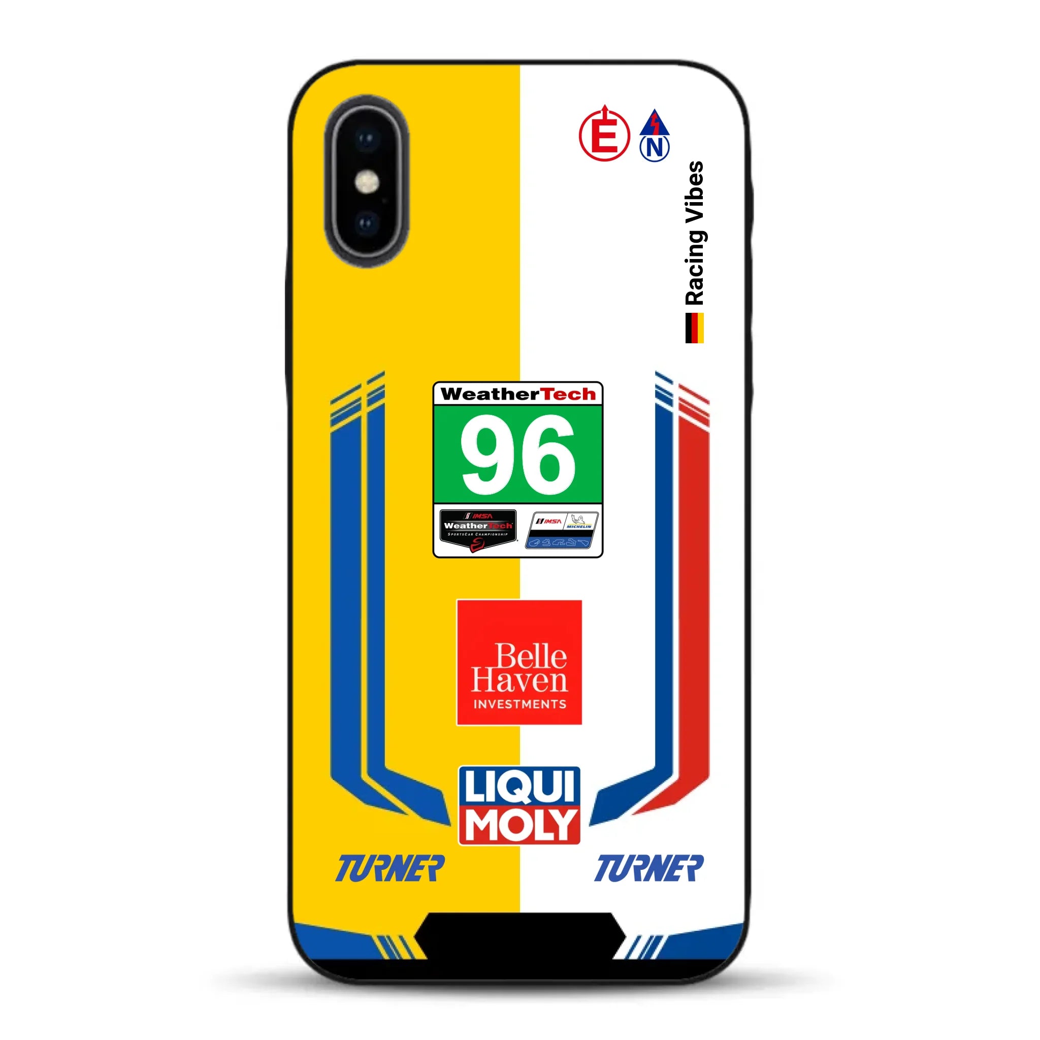 M4 GT3 EVO Turner IMSA 2026 Livery - Custodia per cellulare personalizzata per iPhone