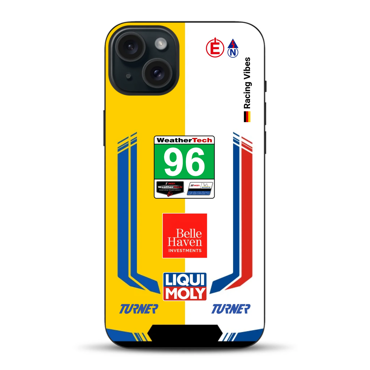 M4 GT3 EVO Turner IMSA 2026 Livery - Custodia per cellulare personalizzata per iPhone