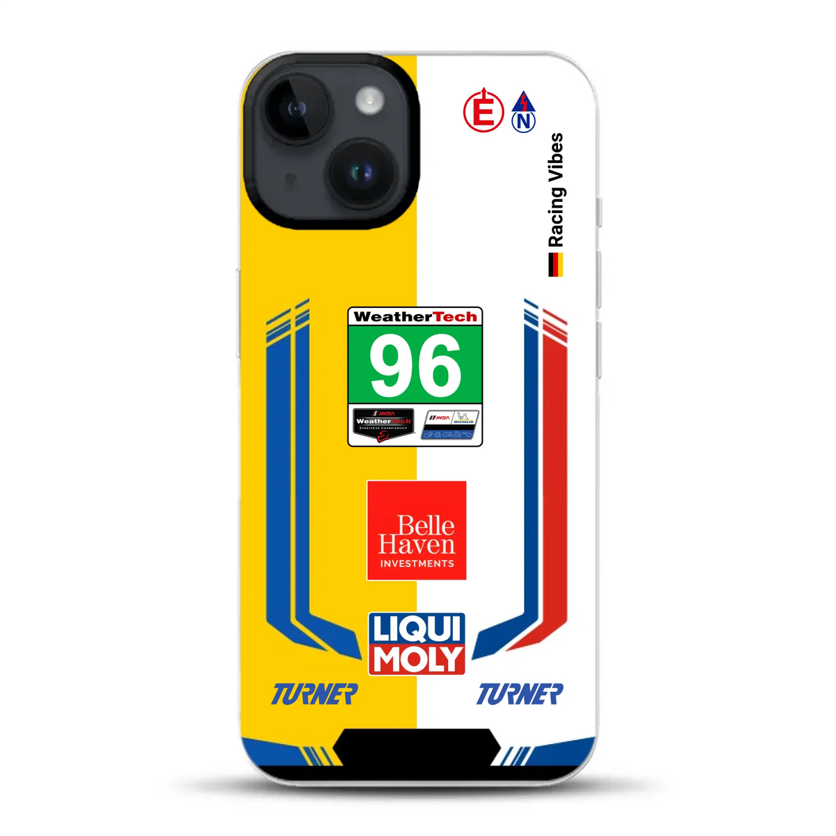 M4 GT3 EVO Turner IMSA 2026 Livery - Custodia per cellulare personalizzata per iPhone