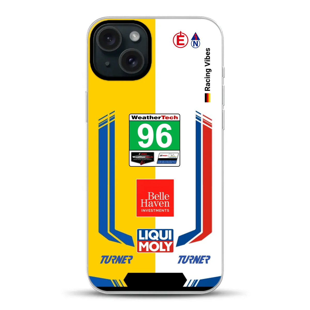 M4 GT3 EVO Turner IMSA 2026 Livery - Custodia per cellulare personalizzata per iPhone