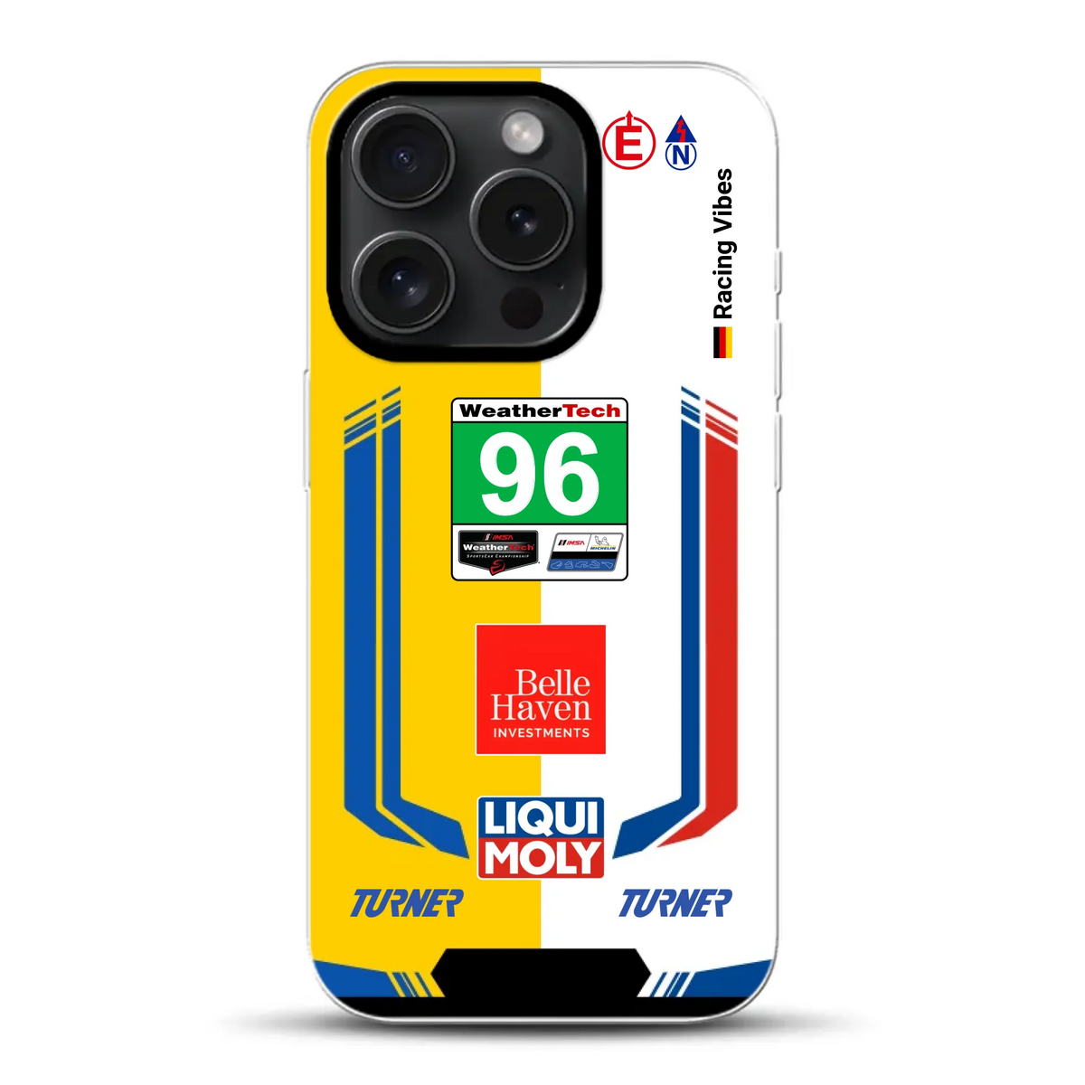 M4 GT3 EVO Turner IMSA 2026 Livery - Custodia per cellulare personalizzata per iPhone