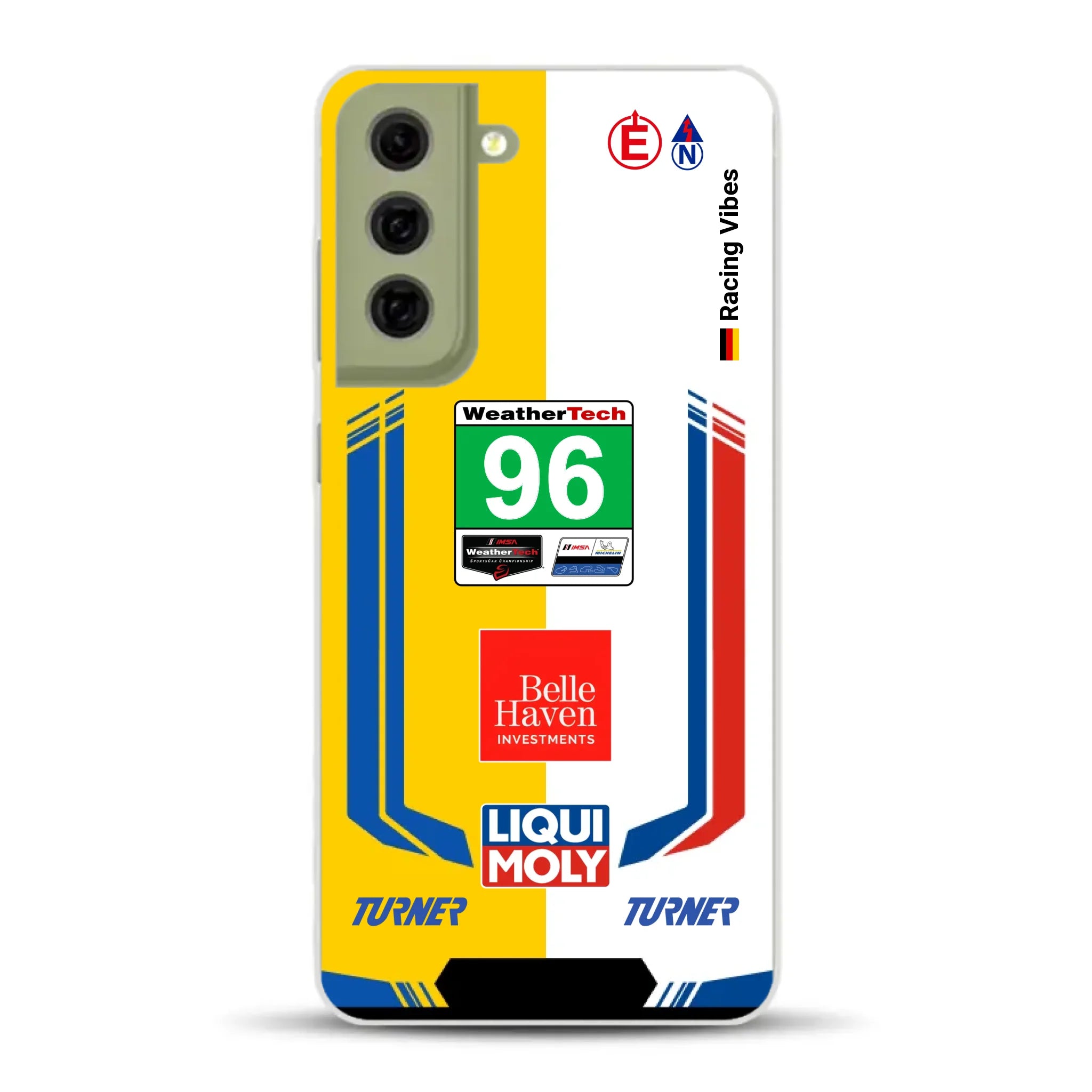 M4 GT3 EVO Turner IMSA 2026 Livery - Individuelle Handyhülle für Samsung