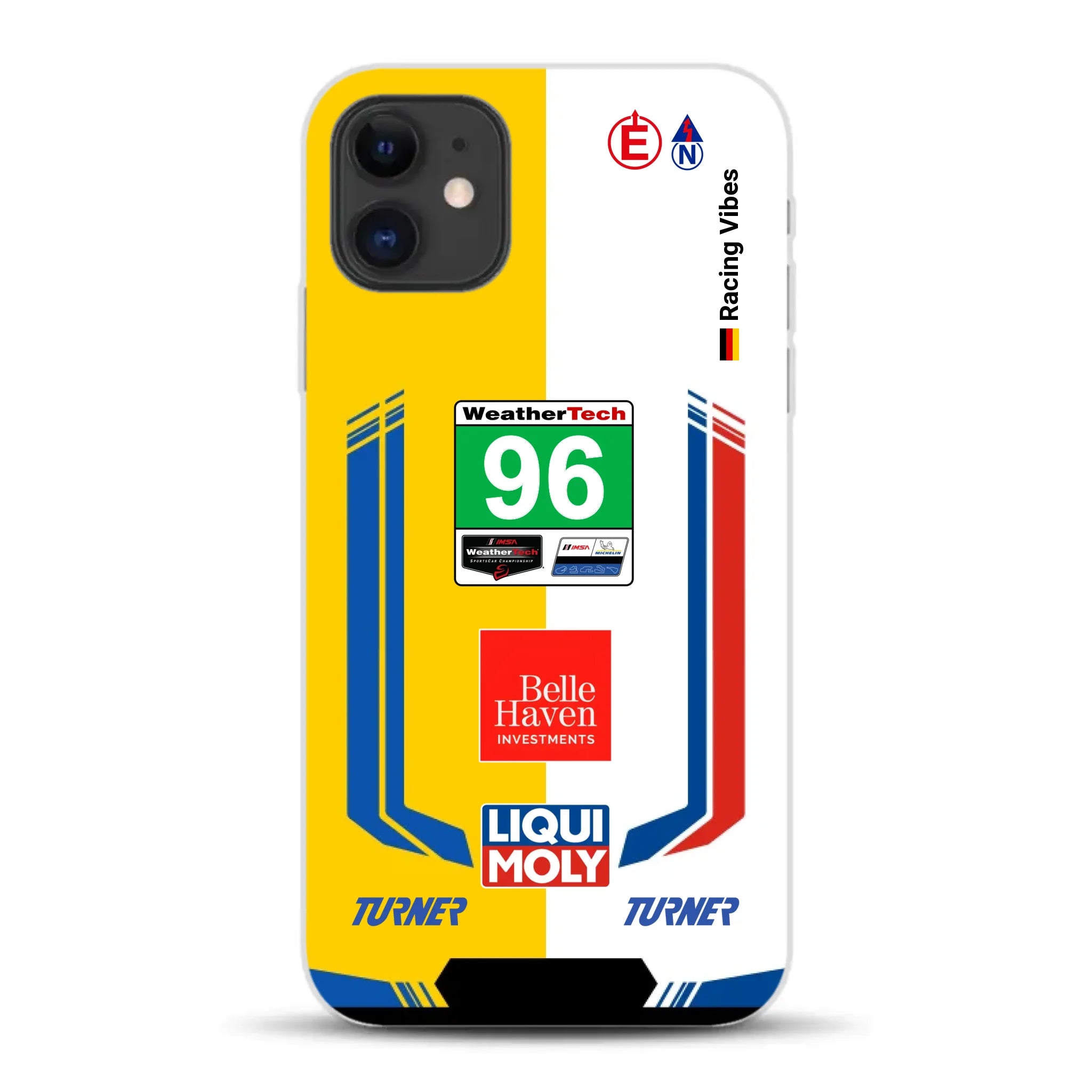 M4 GT3 EVO Turner IMSA 2026 Livery - Custodia per cellulare personalizzata per iPhone