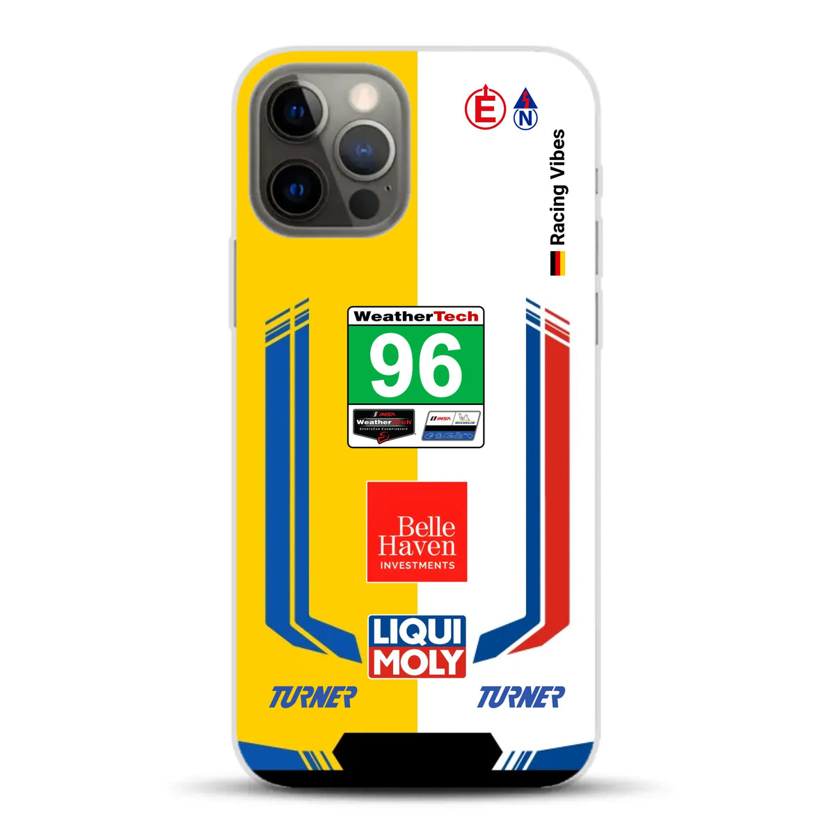 M4 GT3 EVO Turner IMSA 2026 Livery - Custodia per cellulare personalizzata per iPhone
