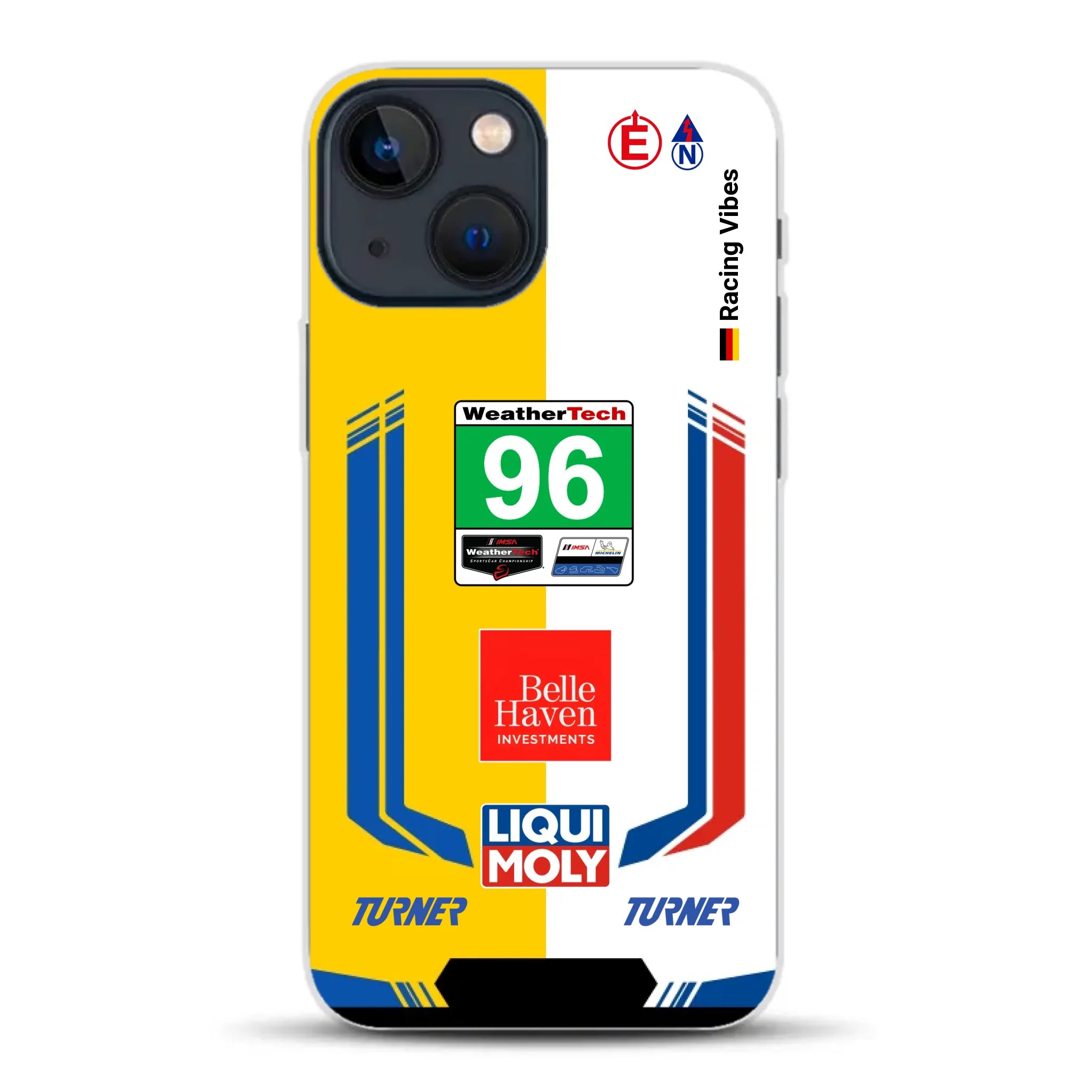 M4 GT3 EVO Turner IMSA 2026 Livery - Custodia per cellulare personalizzata per iPhone
