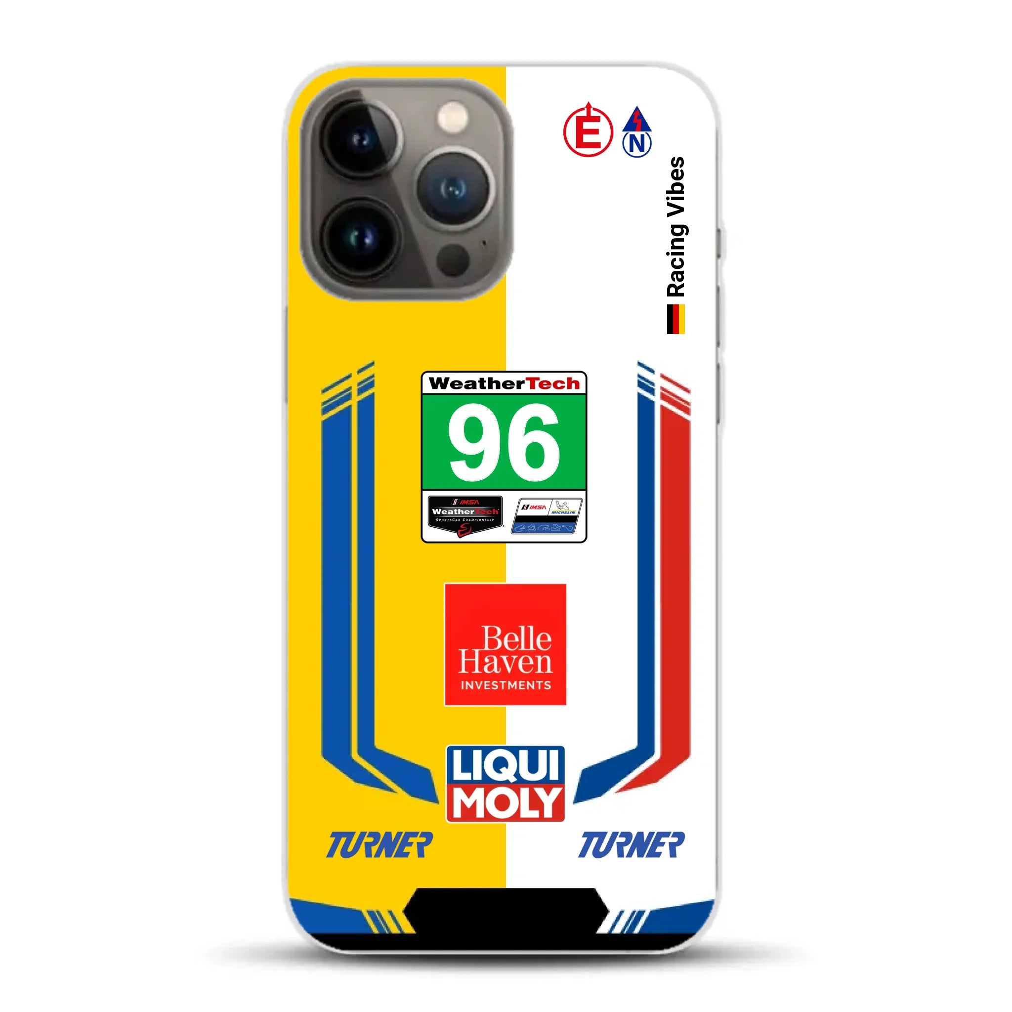 M4 GT3 EVO Turner IMSA 2026 Livery - Custodia per cellulare personalizzata per iPhone