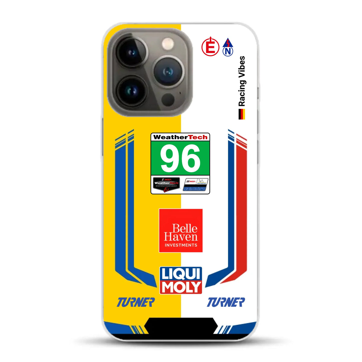 M4 GT3 EVO Turner IMSA 2026 Livery - Custodia per cellulare personalizzata per iPhone