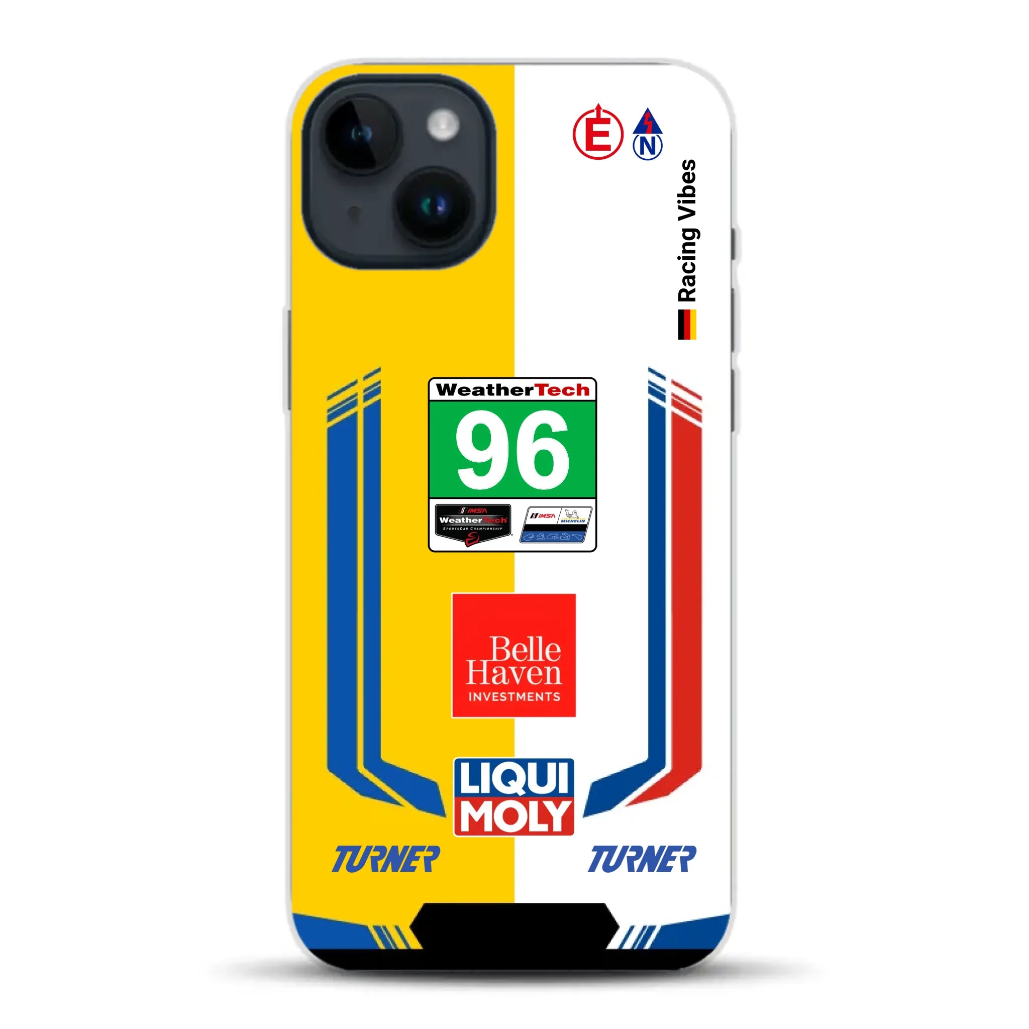 M4 GT3 EVO Turner IMSA 2026 Livery - Custodia per cellulare personalizzata per iPhone
