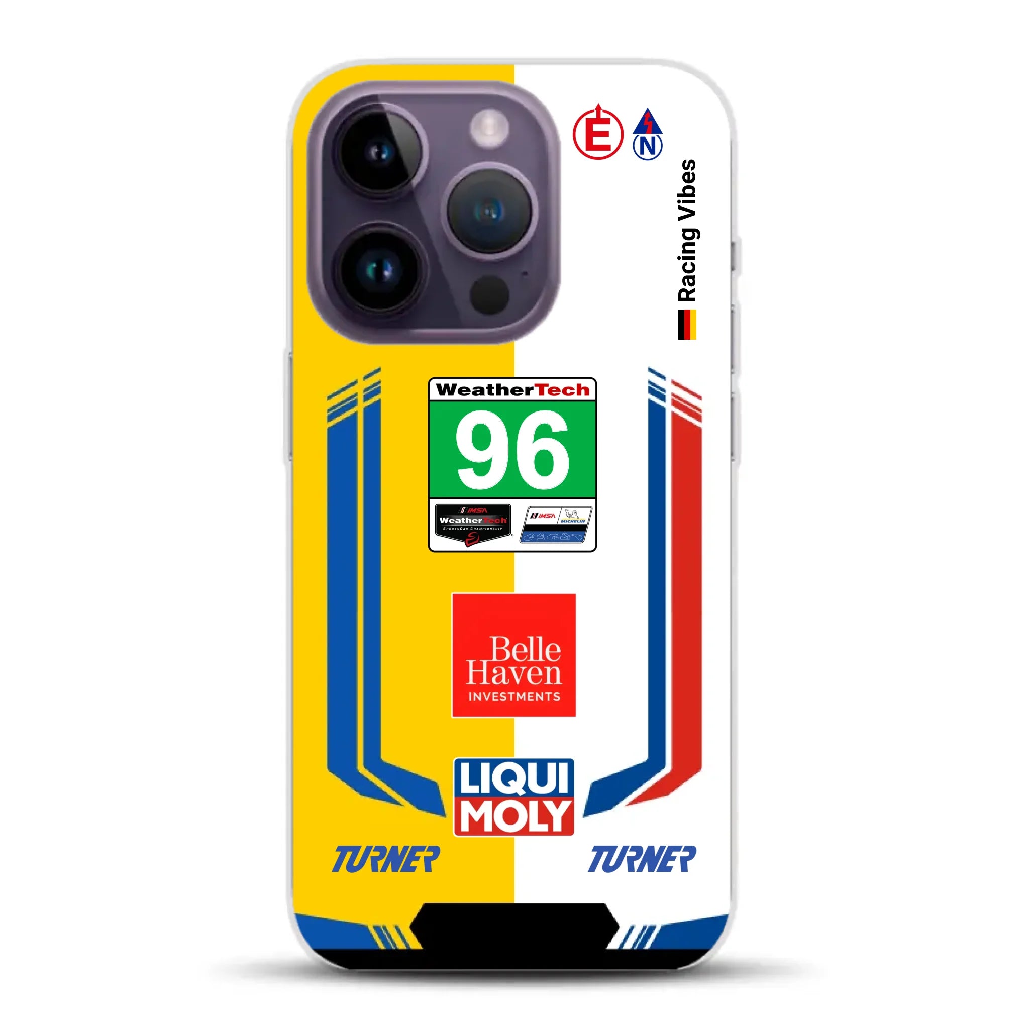 M4 GT3 EVO Turner IMSA 2026 Livery - Custodia per cellulare personalizzata per iPhone