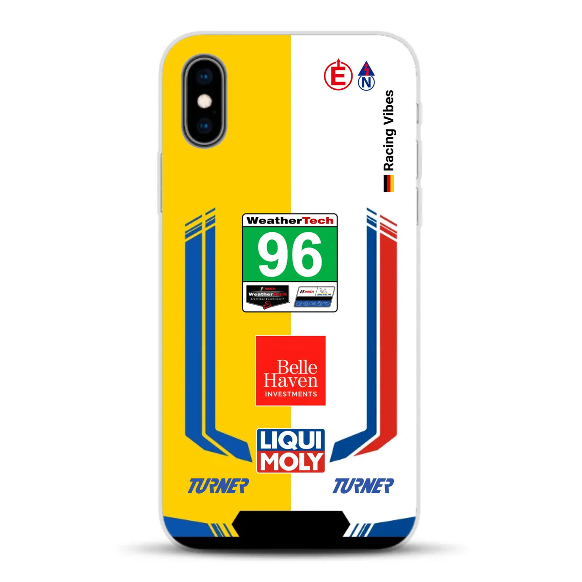 M4 GT3 EVO Turner IMSA 2026 Livery - Custodia per cellulare personalizzata per iPhone