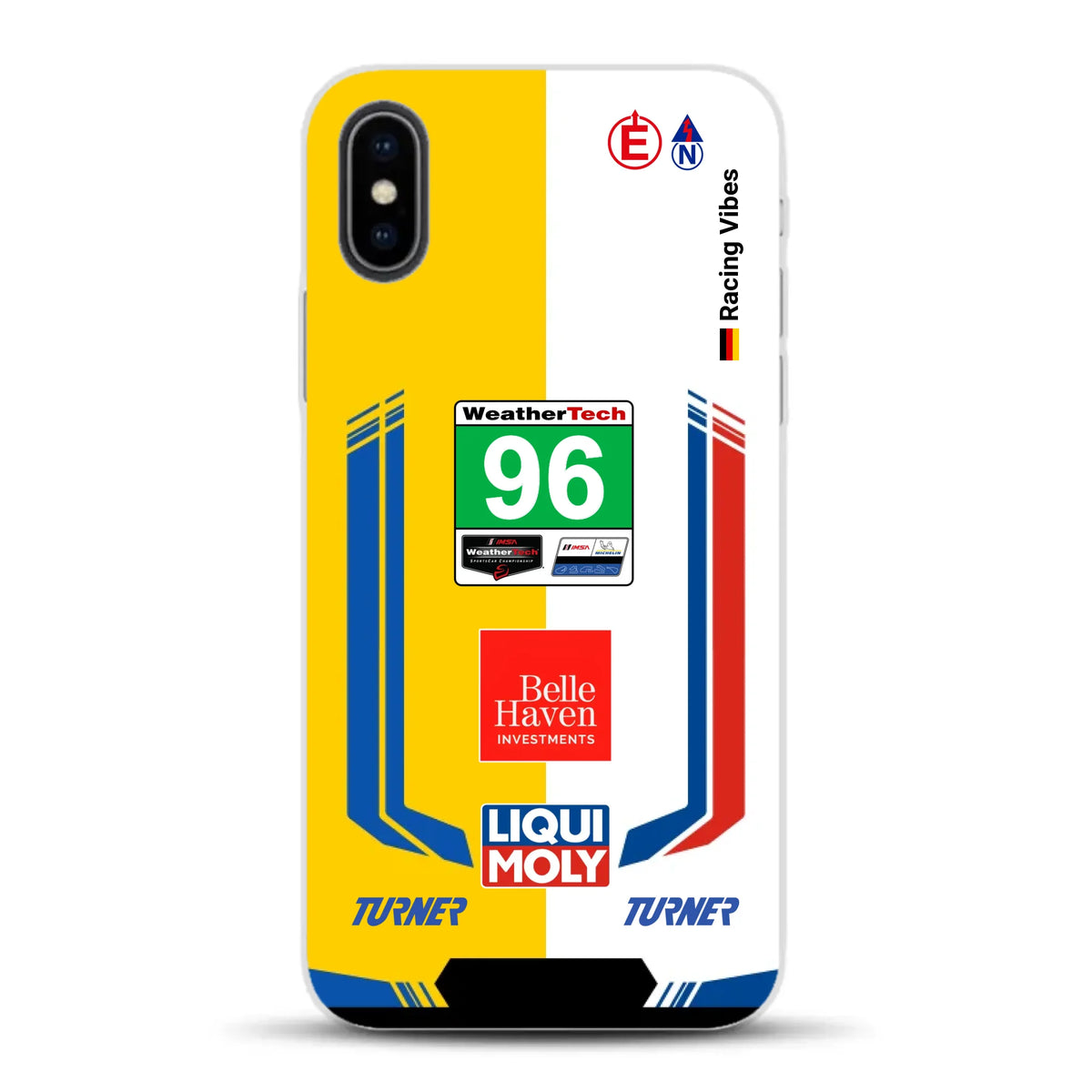 M4 GT3 EVO Turner IMSA 2026 Livery - Custodia per cellulare personalizzata per iPhone