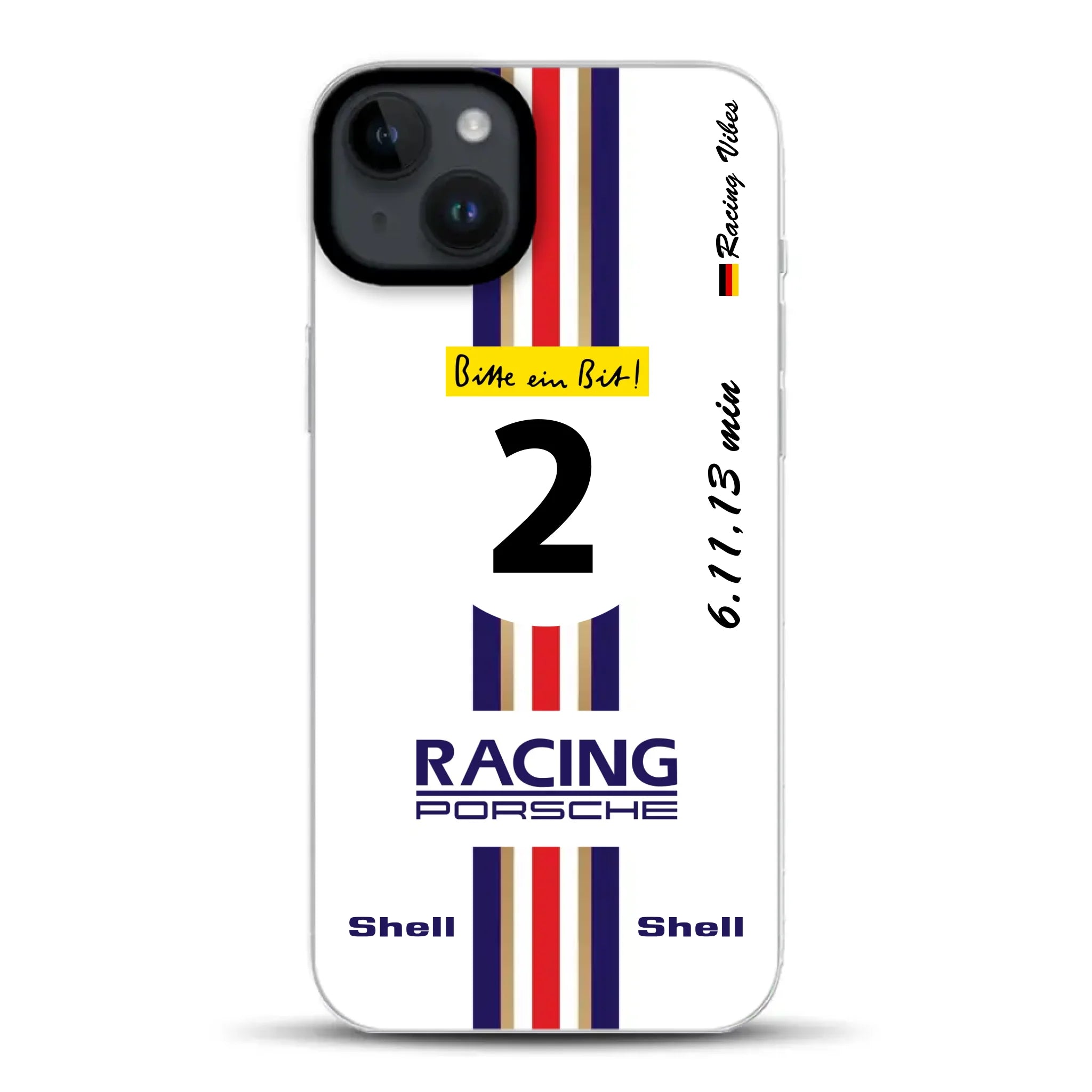 956K #2 Bellof Rekordrunde Nordschleife 1983 Livery - Cover ibrida personalizzata con MagSafe