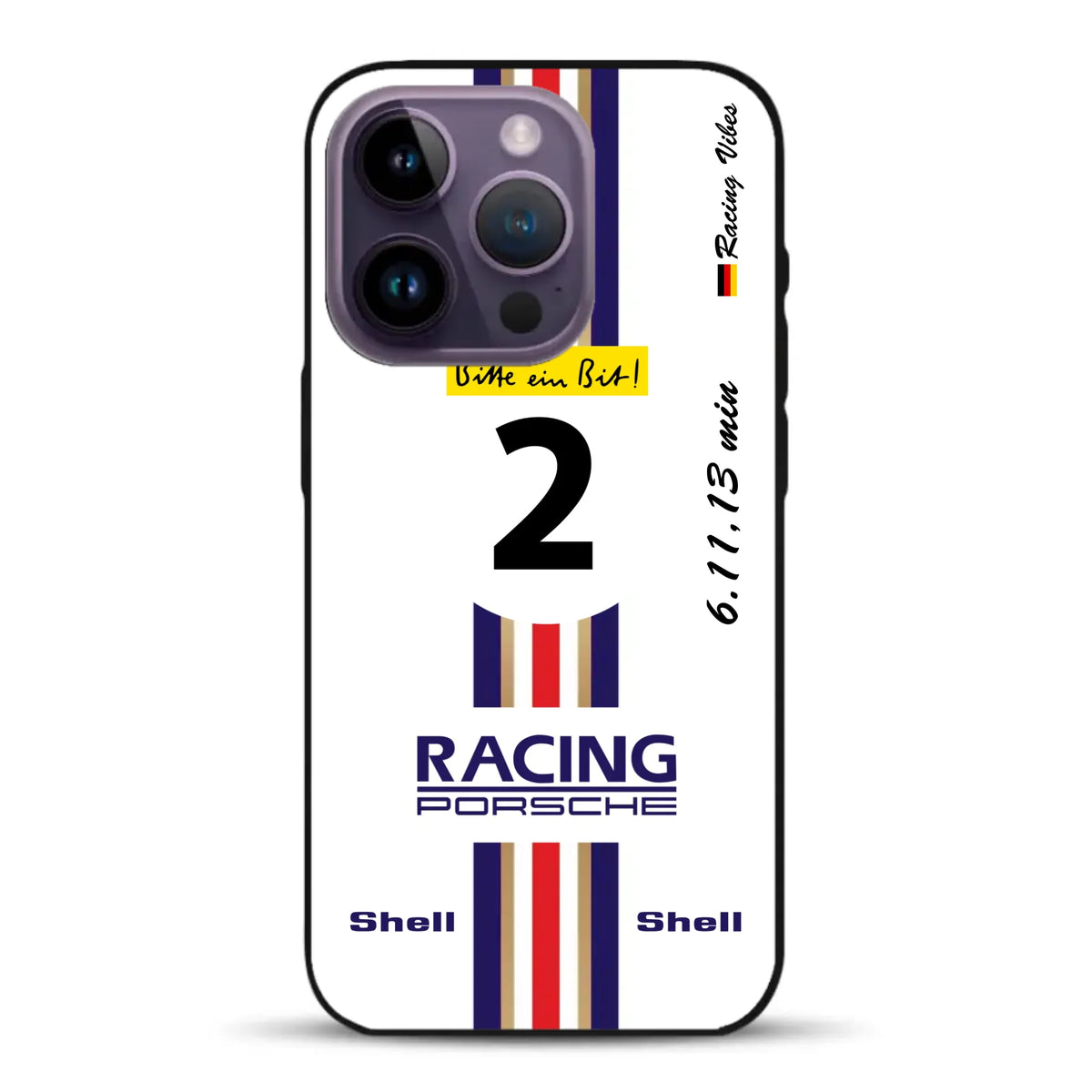 956K #2 Bellof Rekordrunde Nordschleife 1983 Livery - Individuelle Handyhülle für iPhone