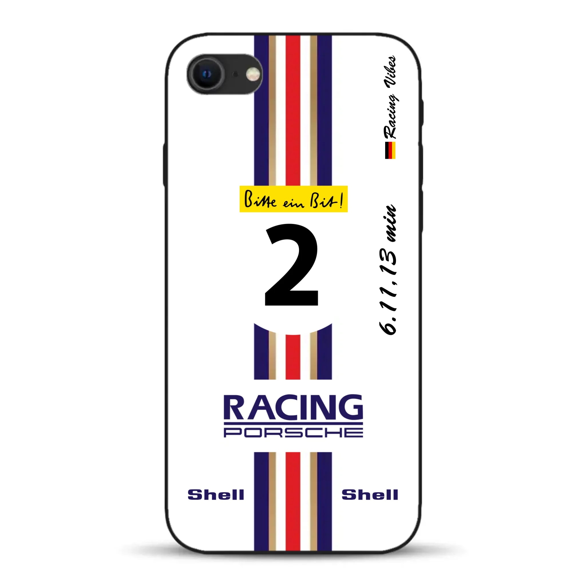 956K #2 Bellof Rekordrunde Nordschleife 1983 Livery - Individuelle Handyhülle für iPhone