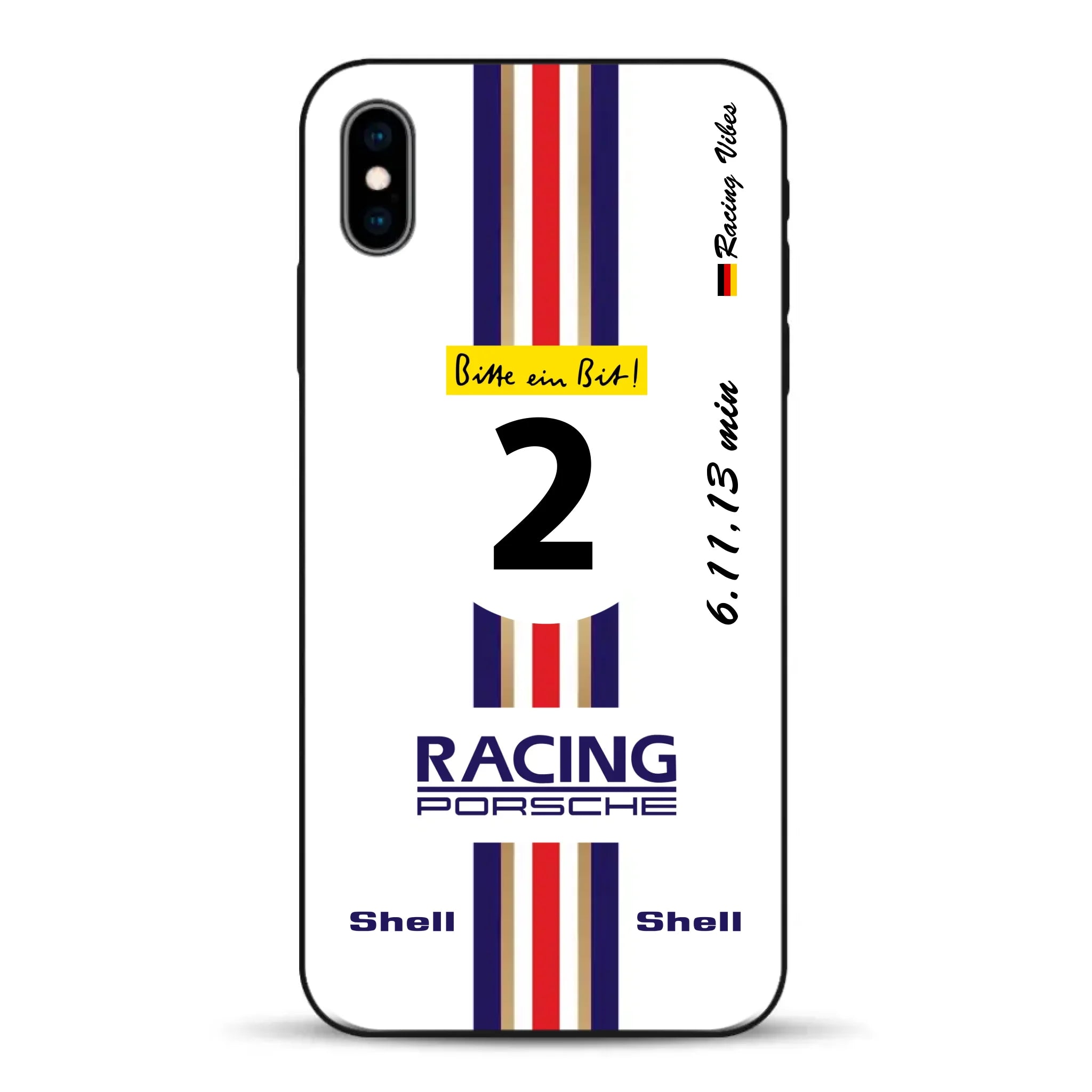 956K #2 Bellof Rekordrunde Nordschleife 1983 Livery - Individuelle Handyhülle für iPhone