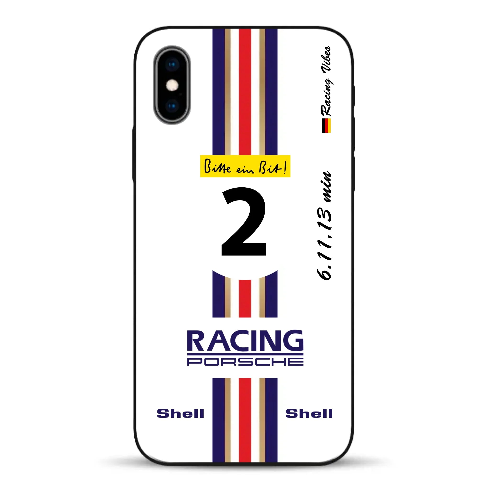 956K #2 Bellof Rekordrunde Nordschleife 1983 Livery - Individuelle Handyhülle für iPhone