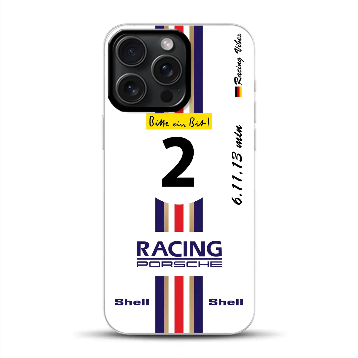 956K #2 Bellof Rekordrunde Nordschleife 1983 Livery - Individuelle Handyhülle für iPhone