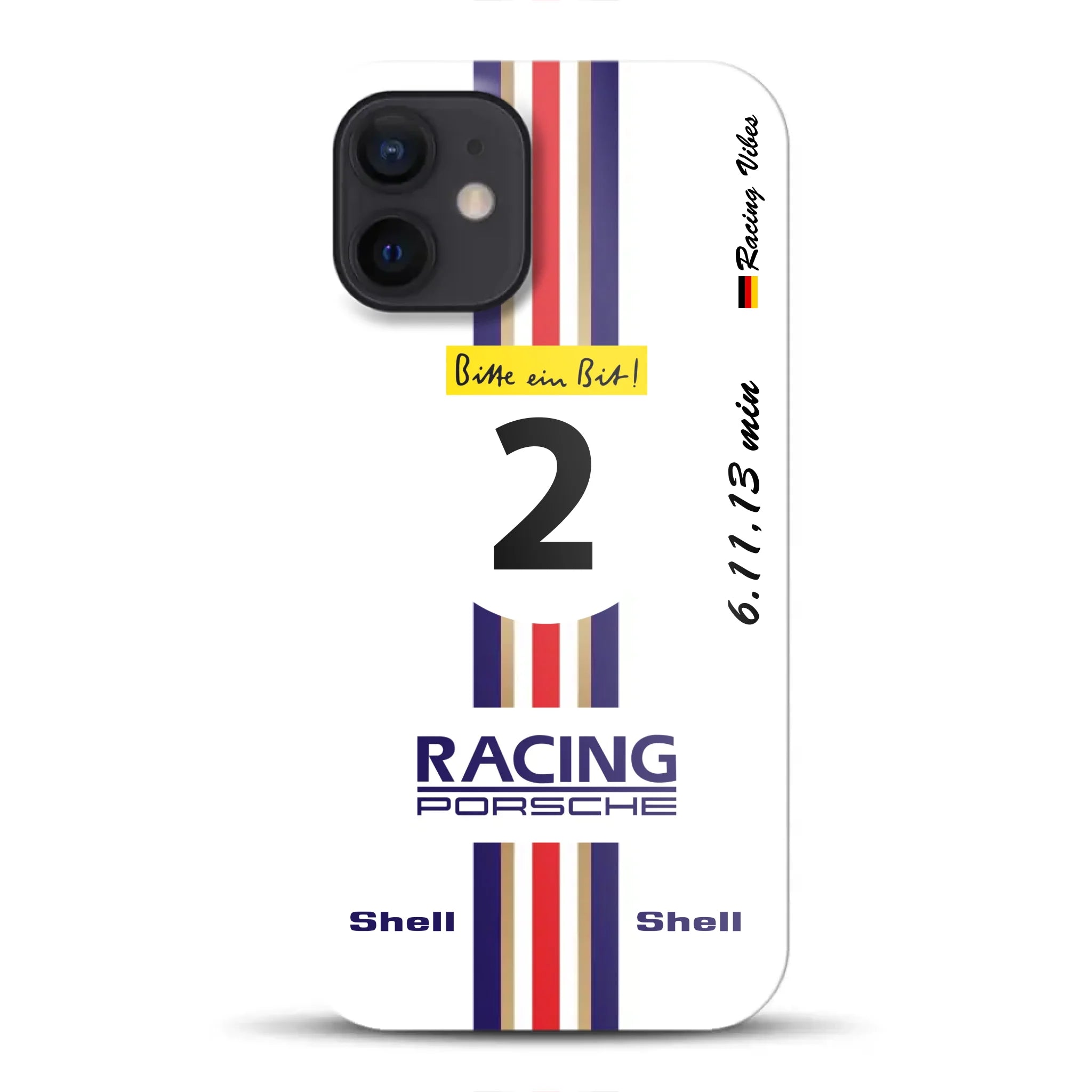 956K #2 Bellof Rekordrunde Nordschleife 1983 Livery - Individuelle Hardcase Hülle für iPhone