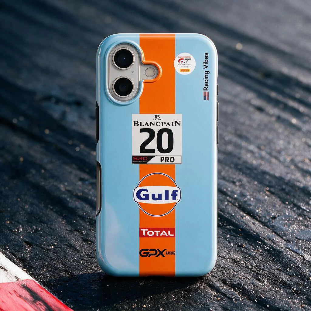 Modern Gulf Racing Phone Case – Custom GT3 Edition
