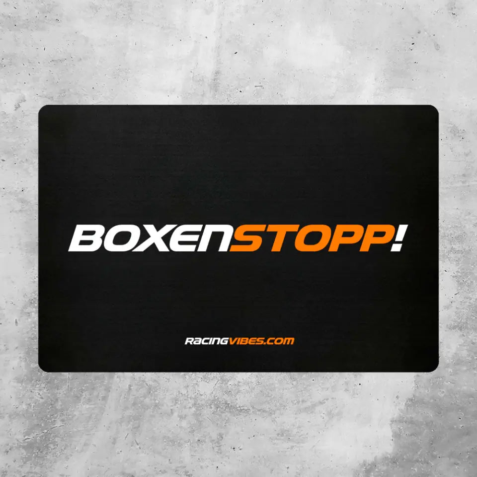 Pit Stop - Individual Doormat