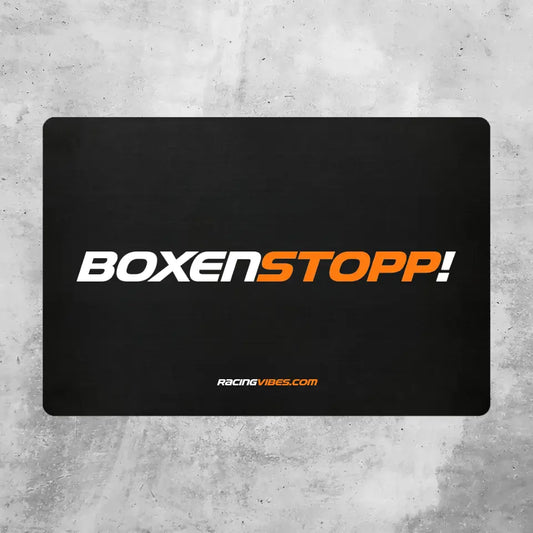 Boxenstopp - Individuelle Fußmatte