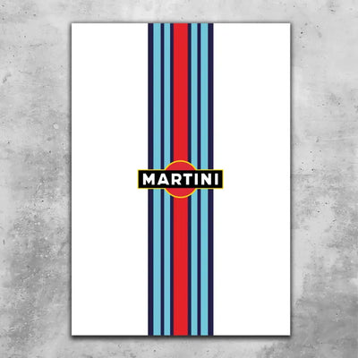 Martini Porsche - Quadro personalizzato