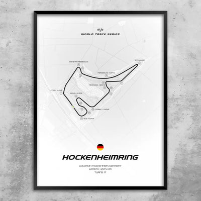 Hockenheimring - Personnalisé affiche murale
